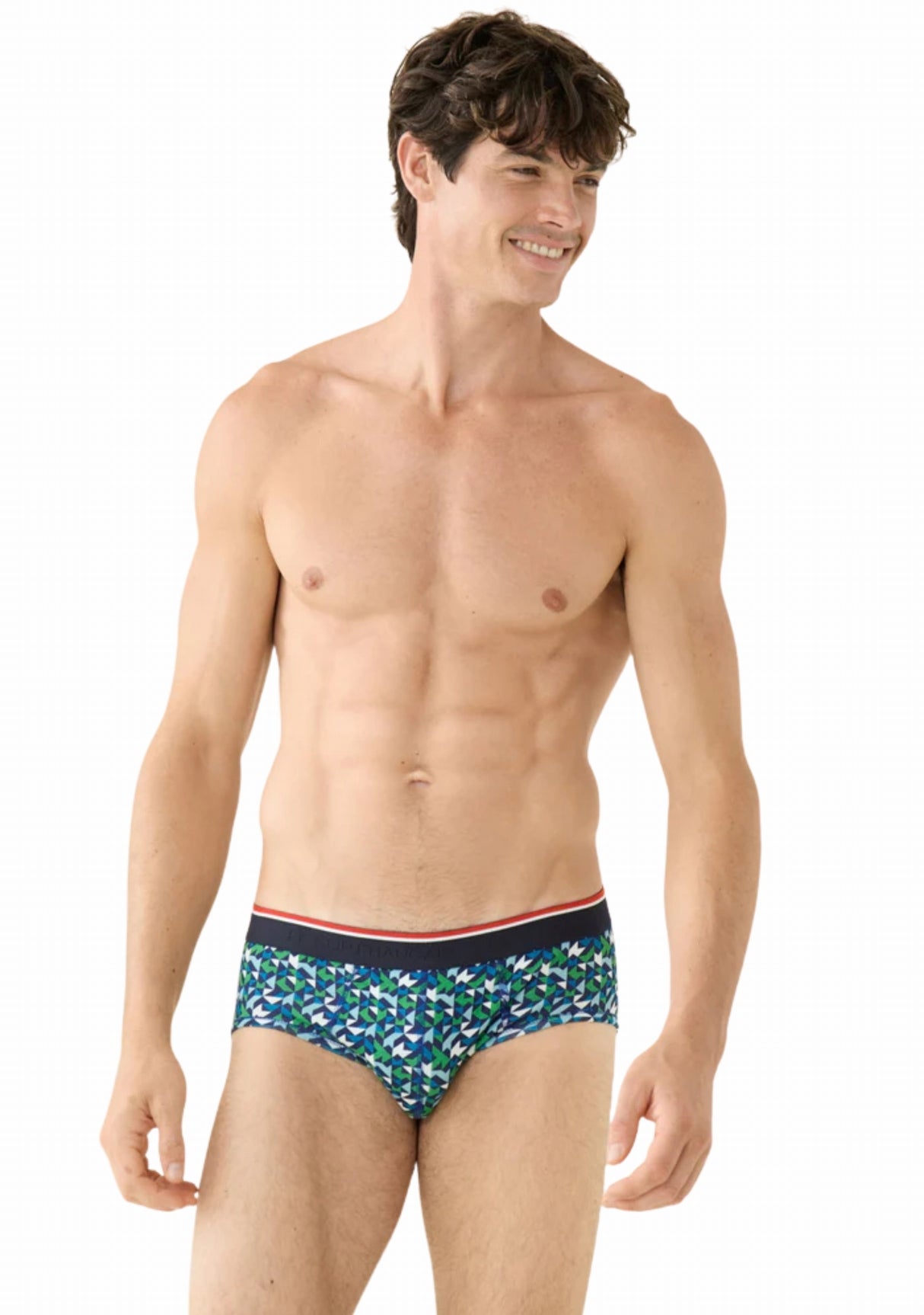 Slip homme Terrible Mosaïque Indigo Le Slip Français INDIGO