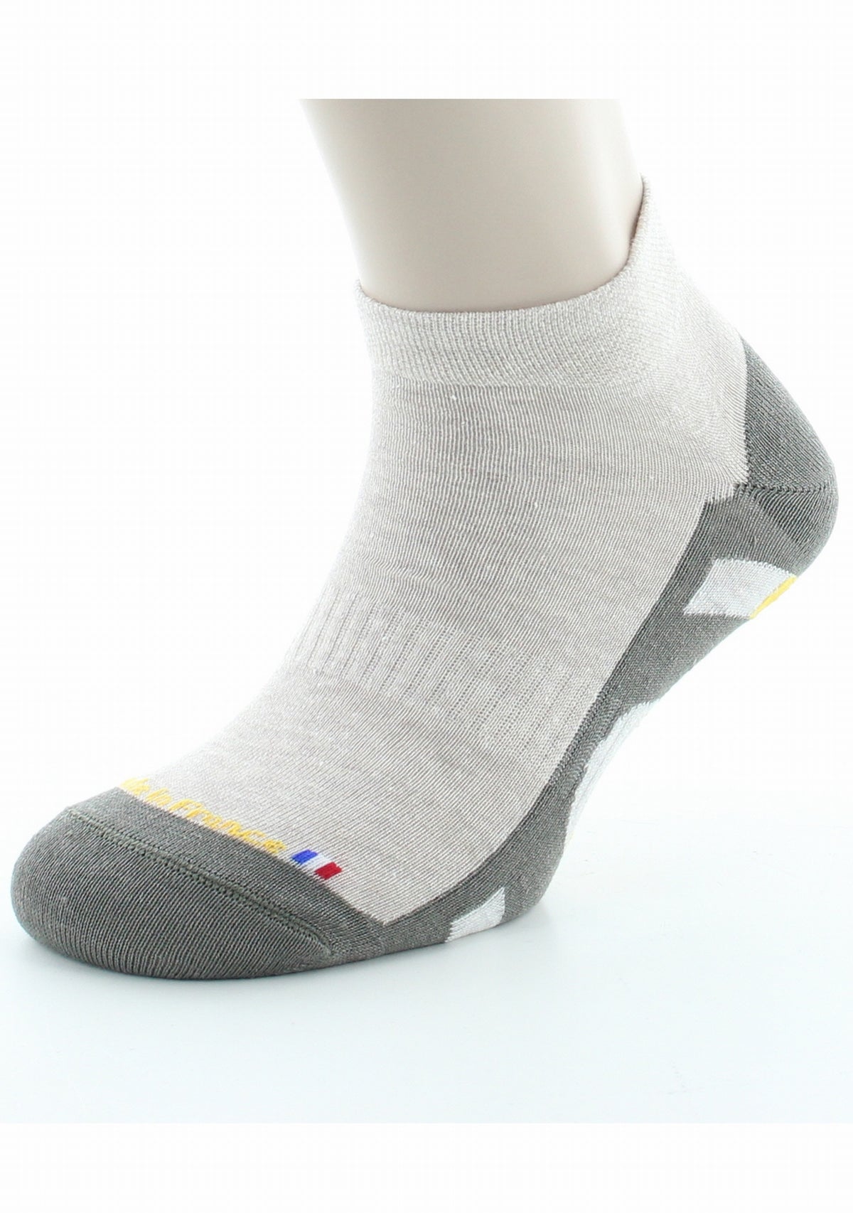 Socquettes de sport mixte lin kaki KAKI
