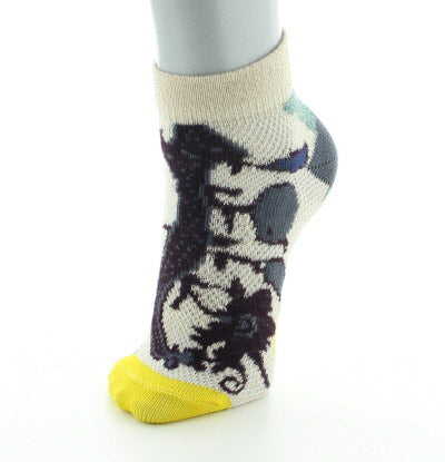 Socquettes Enfant Mosaïque de Lisbonne IVOIRE