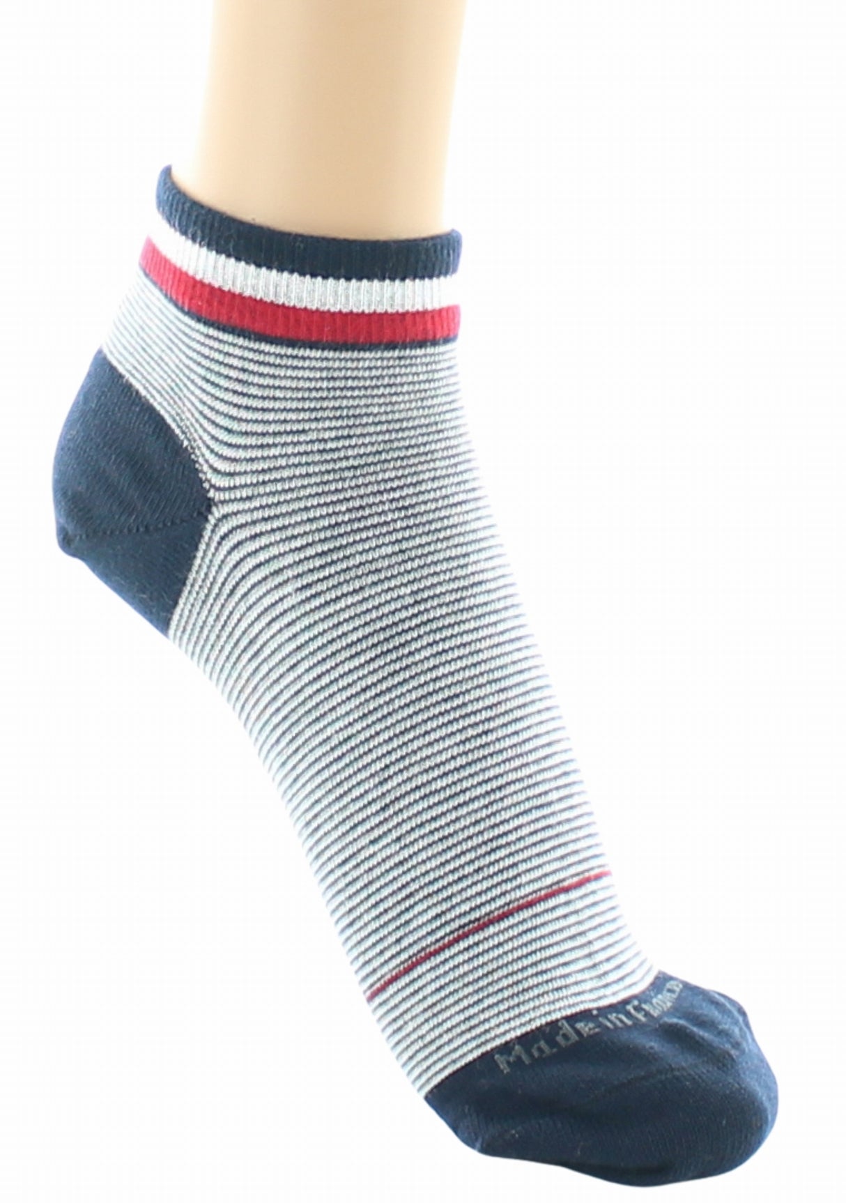 Socquettes Fantaisie rayées marine Croisière MARINE