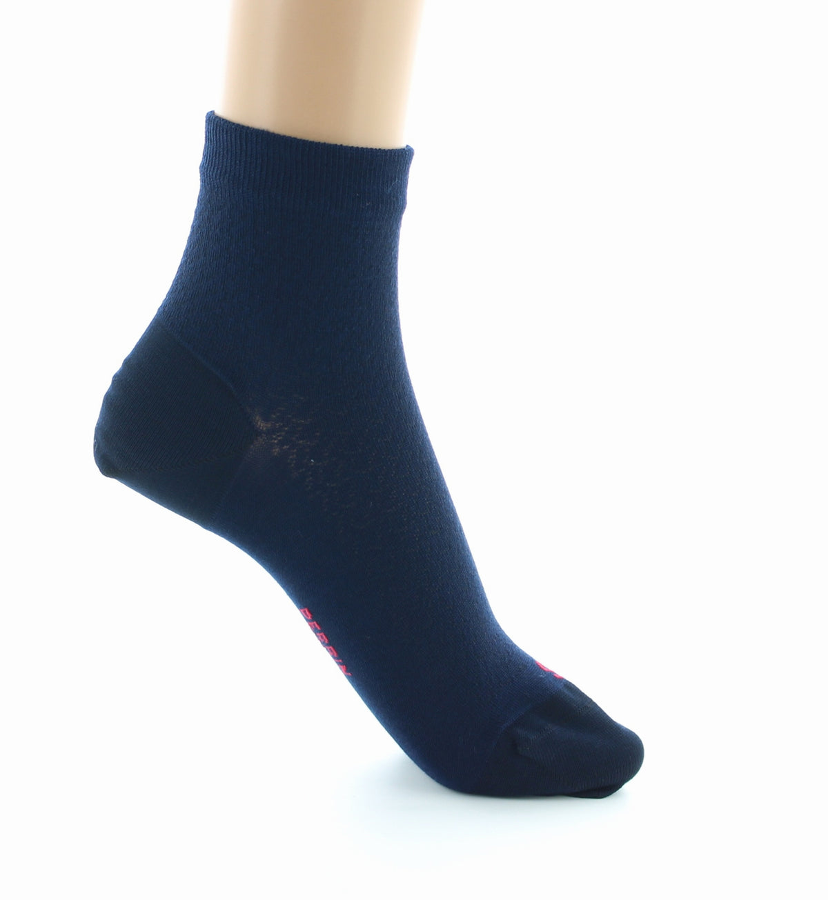 Socquettes Femme en Soie Naturelle MARINE