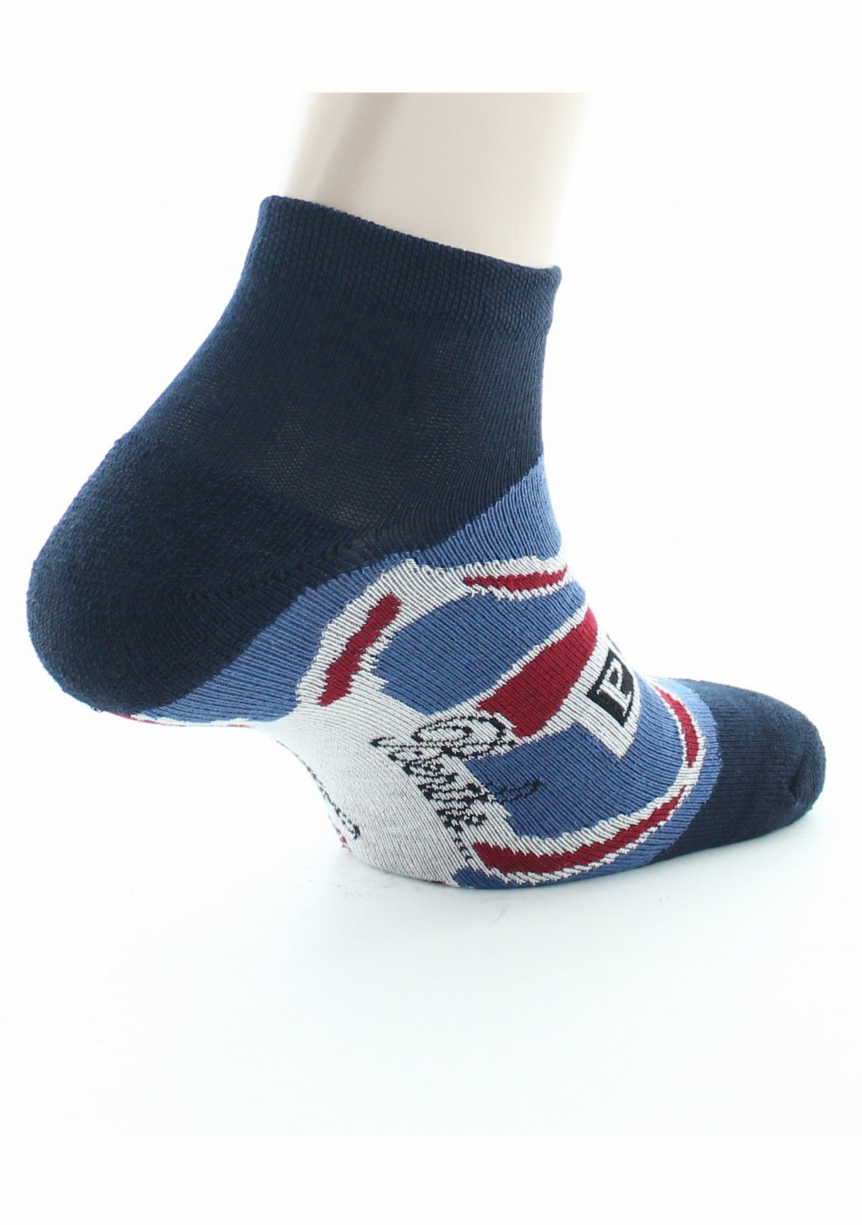 Socquettes homme coton Flag Punk MARINE