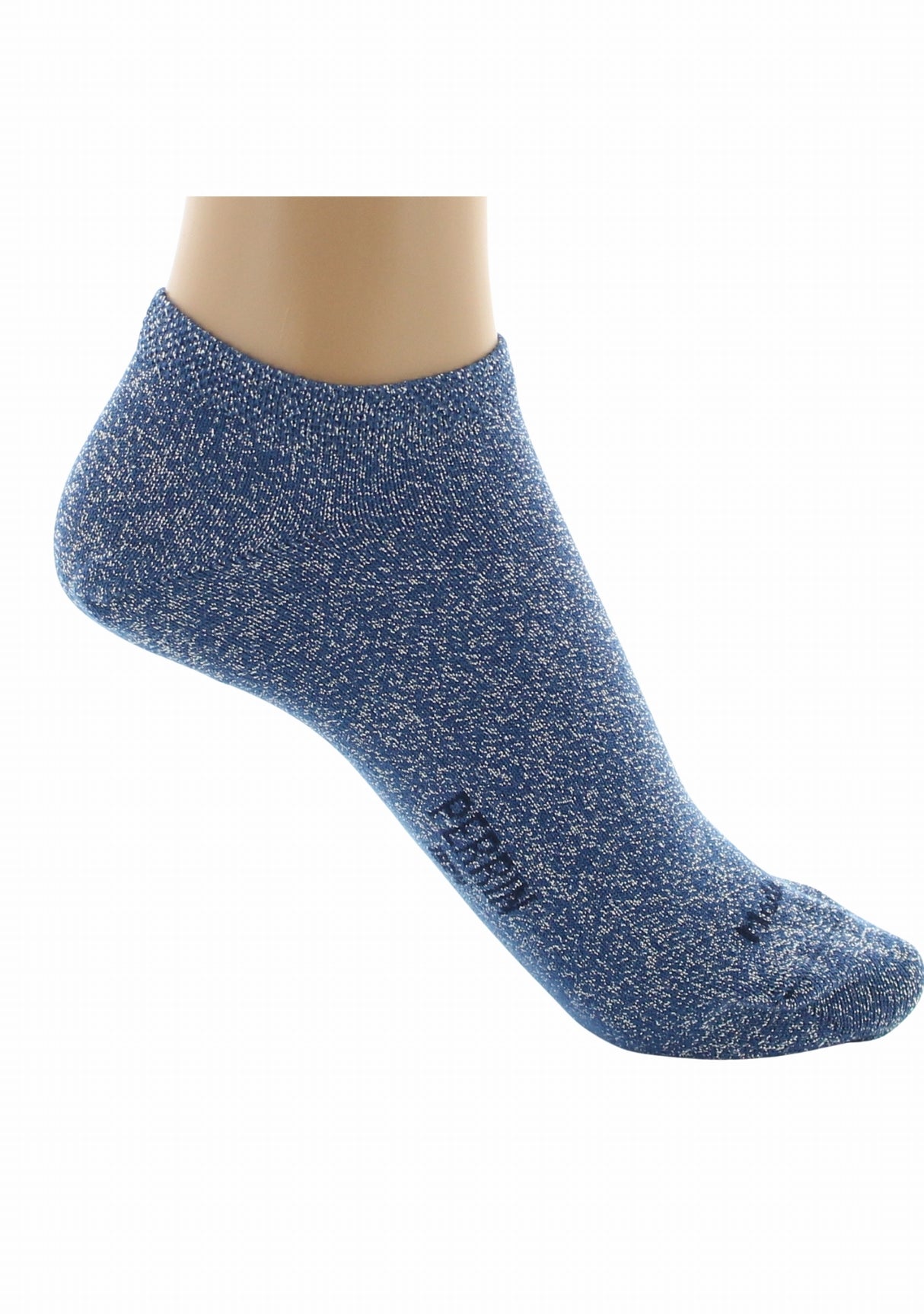 Socquettes invisibles femme en coton et lurex AVIATEUR