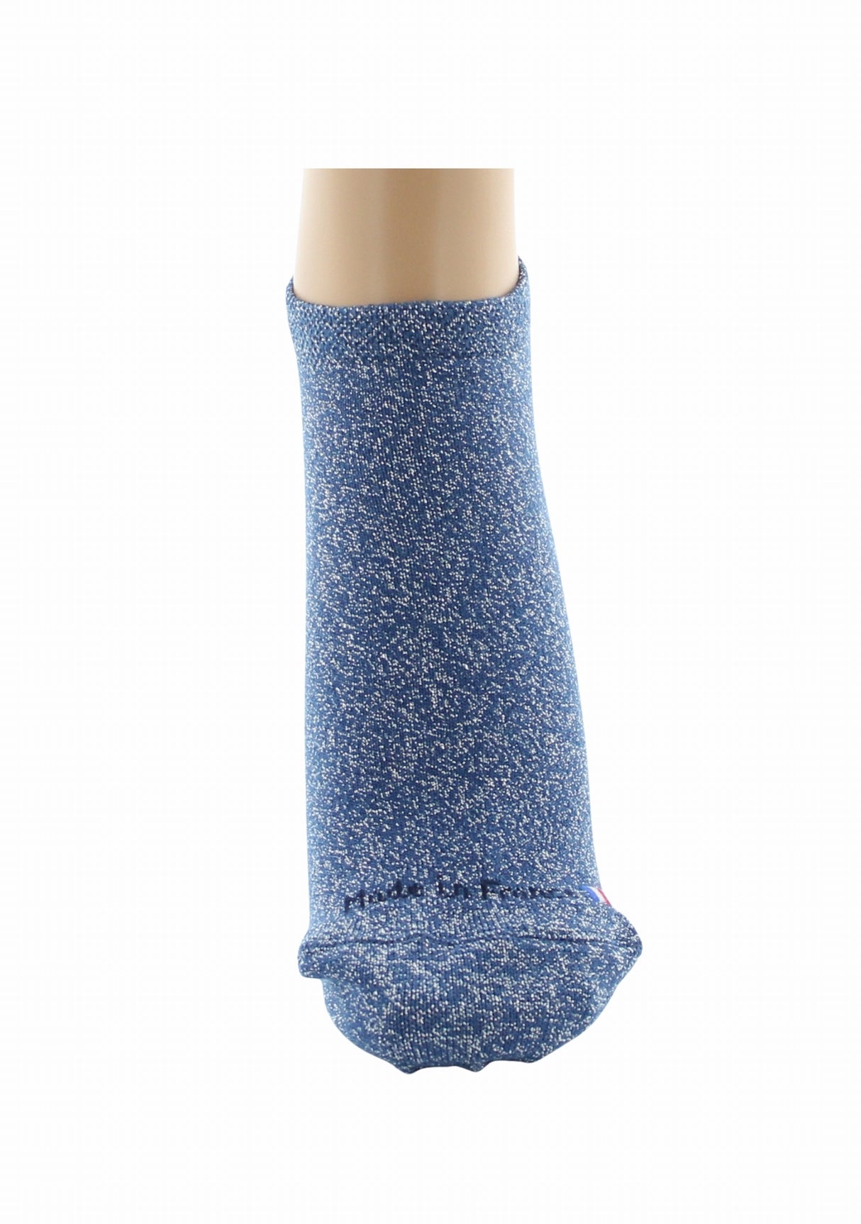Socquettes invisibles femme en coton et lurex AVIATEUR