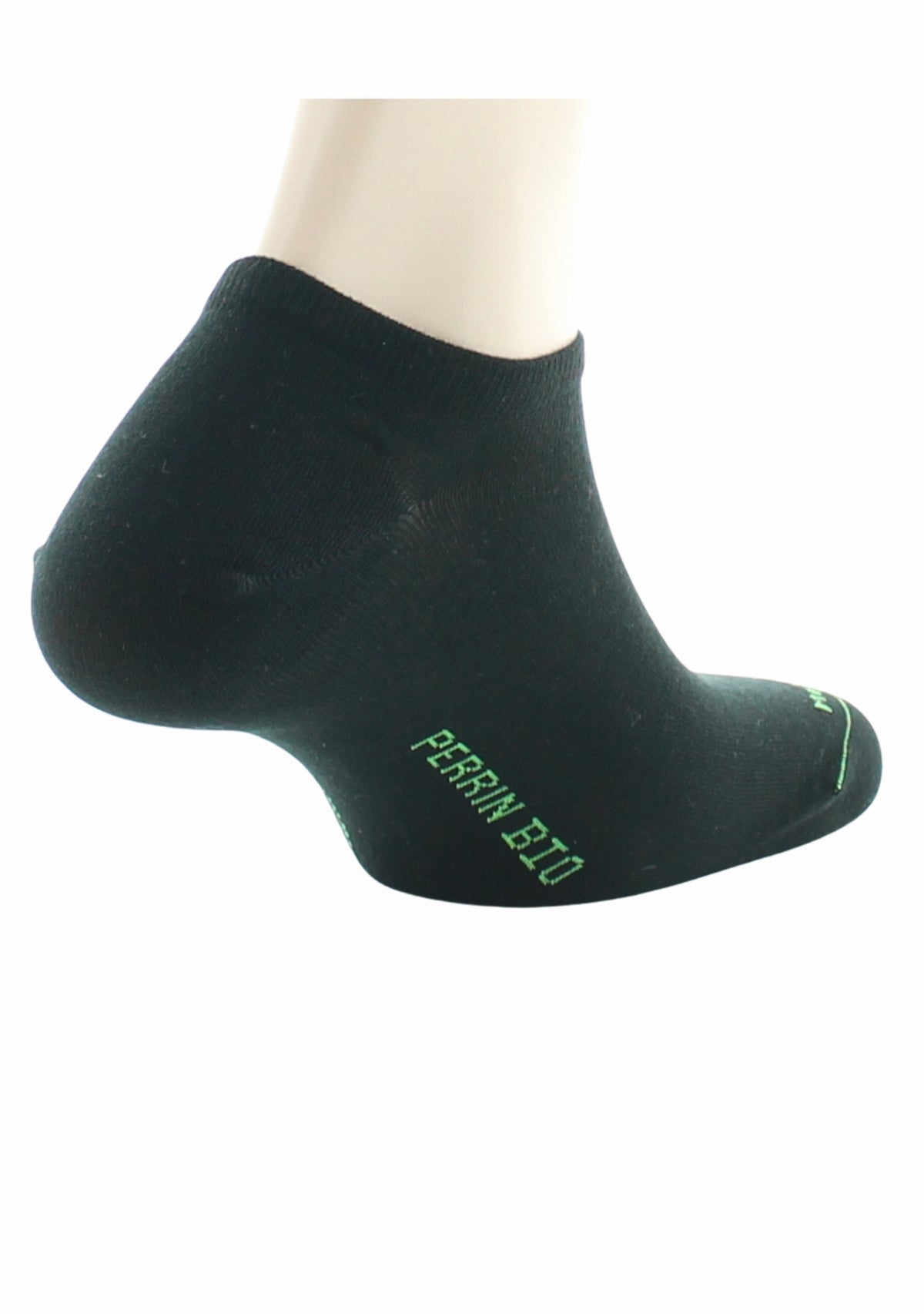 Socquettes mixtes en 100% pur coton bio NOIR