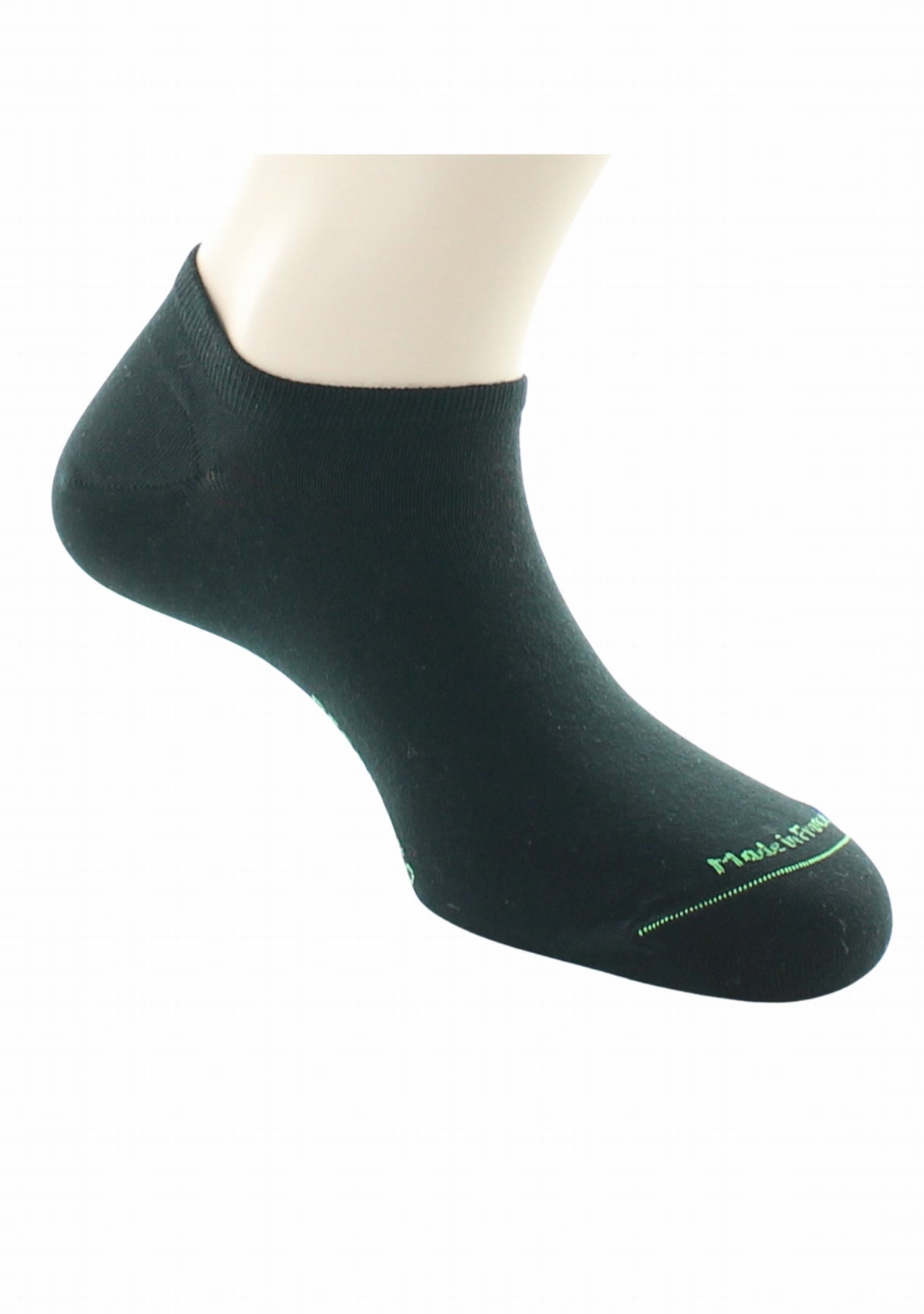 Socquettes mixtes en 100% pur coton bio NOIR