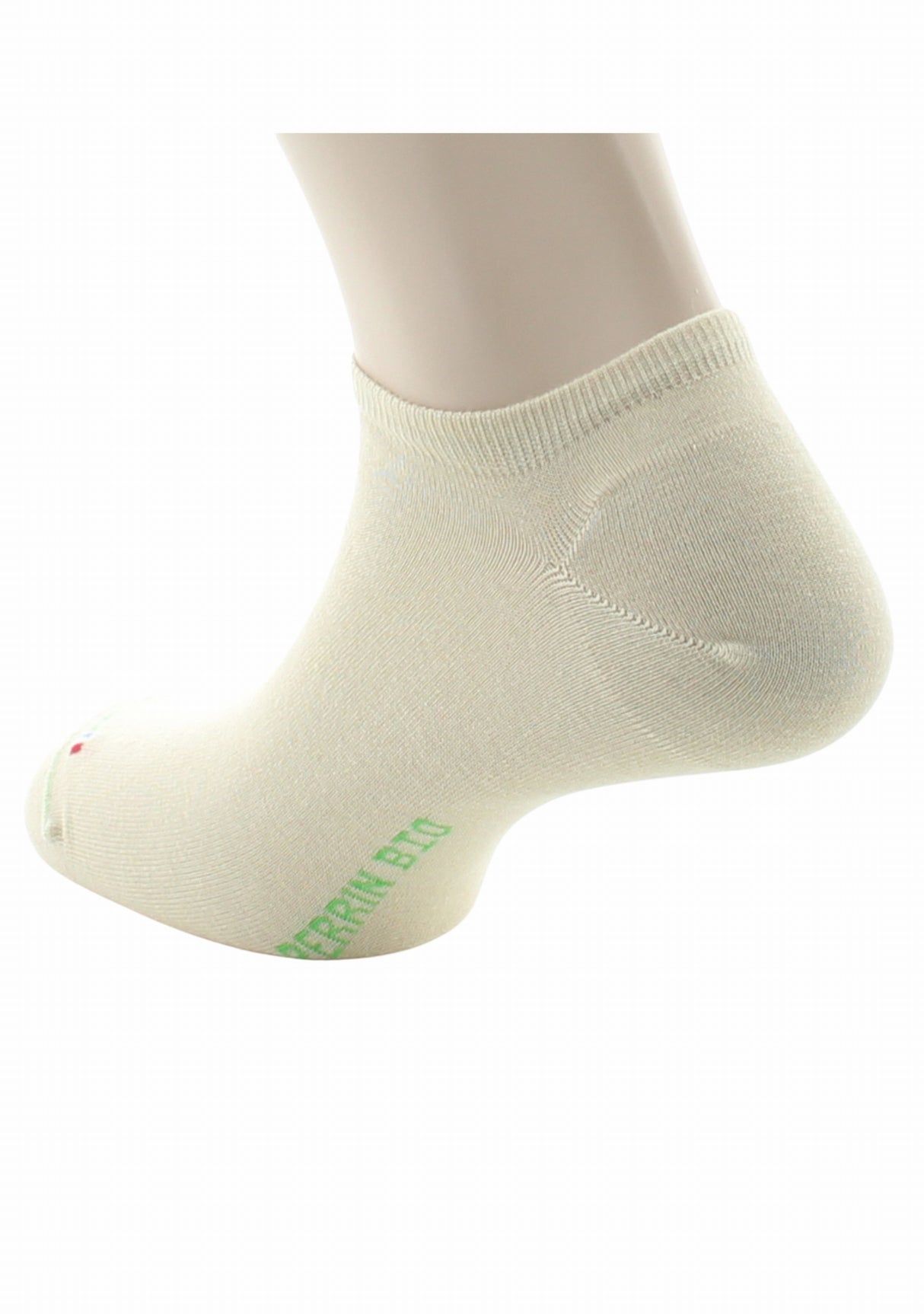 Socquettes mixtes en 100% pur coton bio SABLE