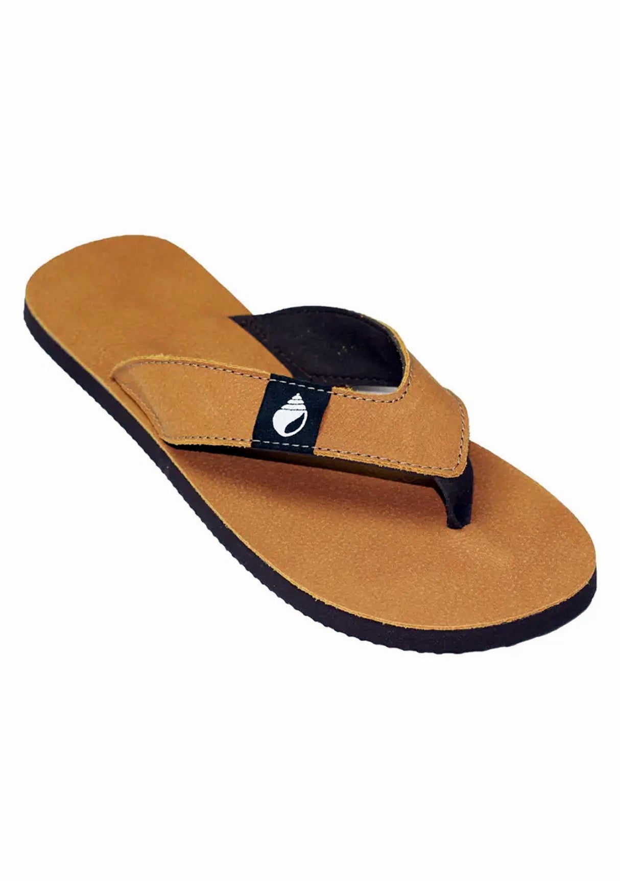 Tong cuir homme Vagatong - Ultra légère - Fabrication française - Jo Bigorneau CARAMEL 2023