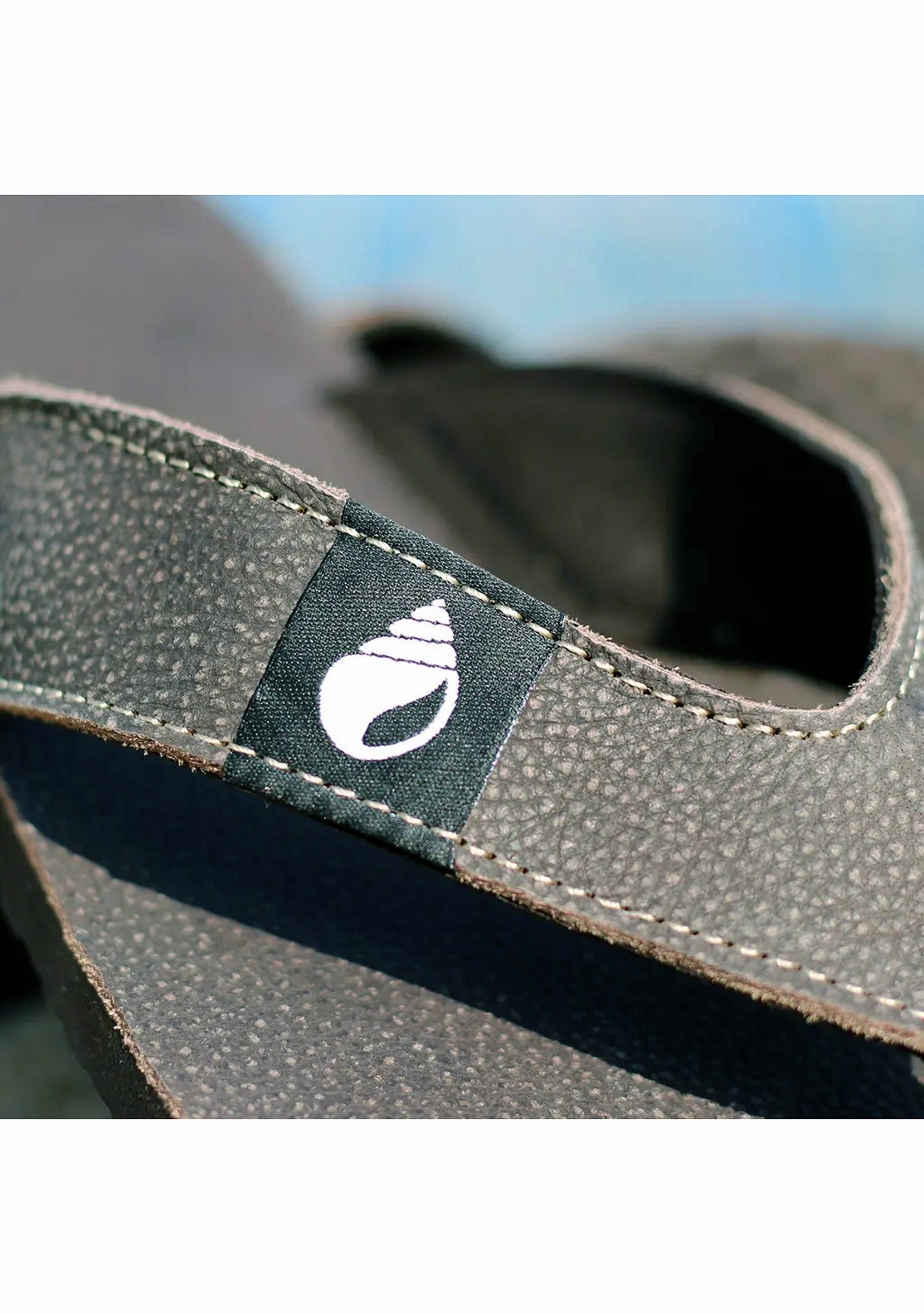 Tong cuir homme Vagatong - Ultra légère - Fabrication française - Jo Bigorneau COFFEE 2023