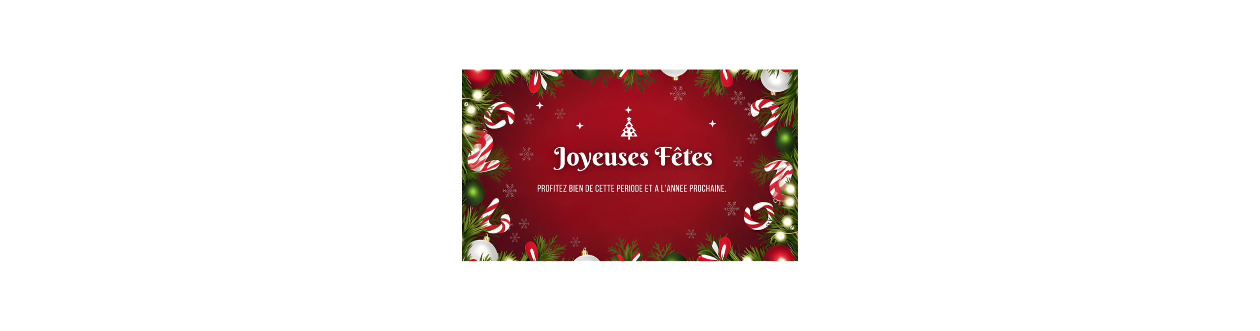 Congés de Noël : fermeture exceptionnelle du service client