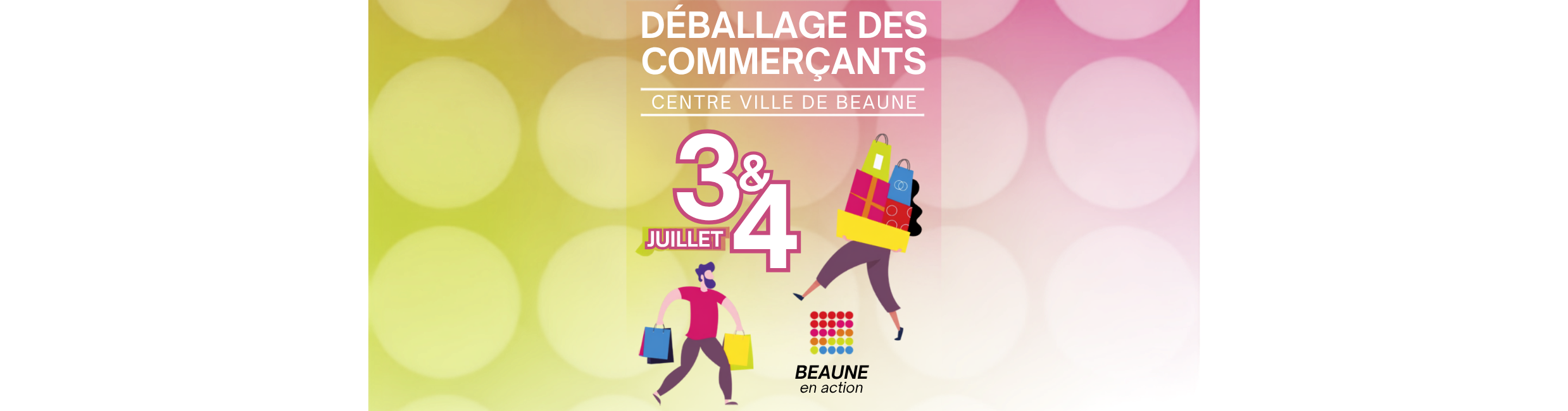 Déballage des commerçants de Beaune Été 2026