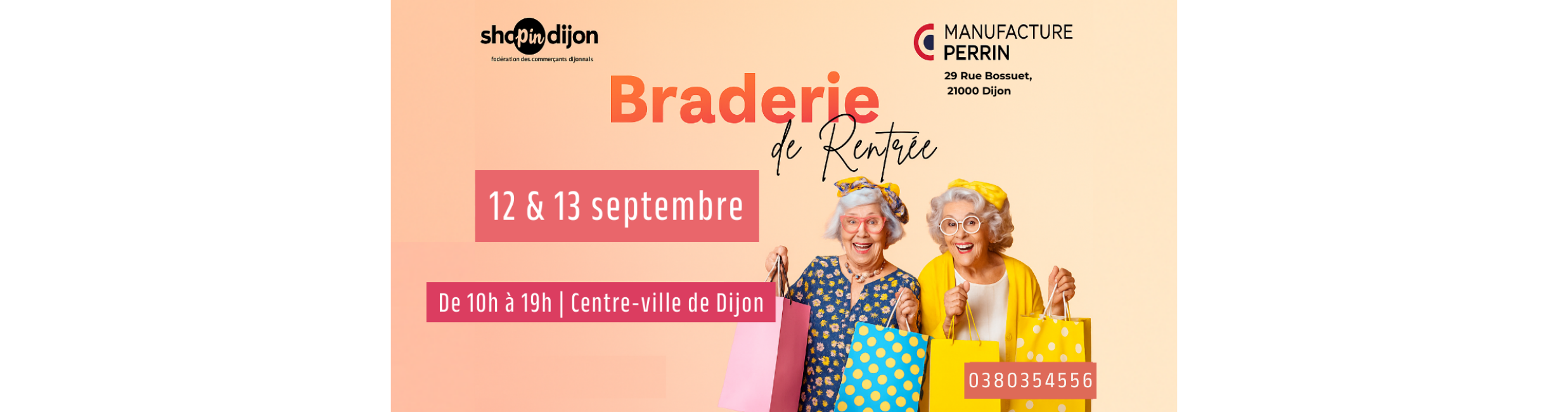 Braderie de Rentrée à Dijon : les 12 & 13  septembre !
