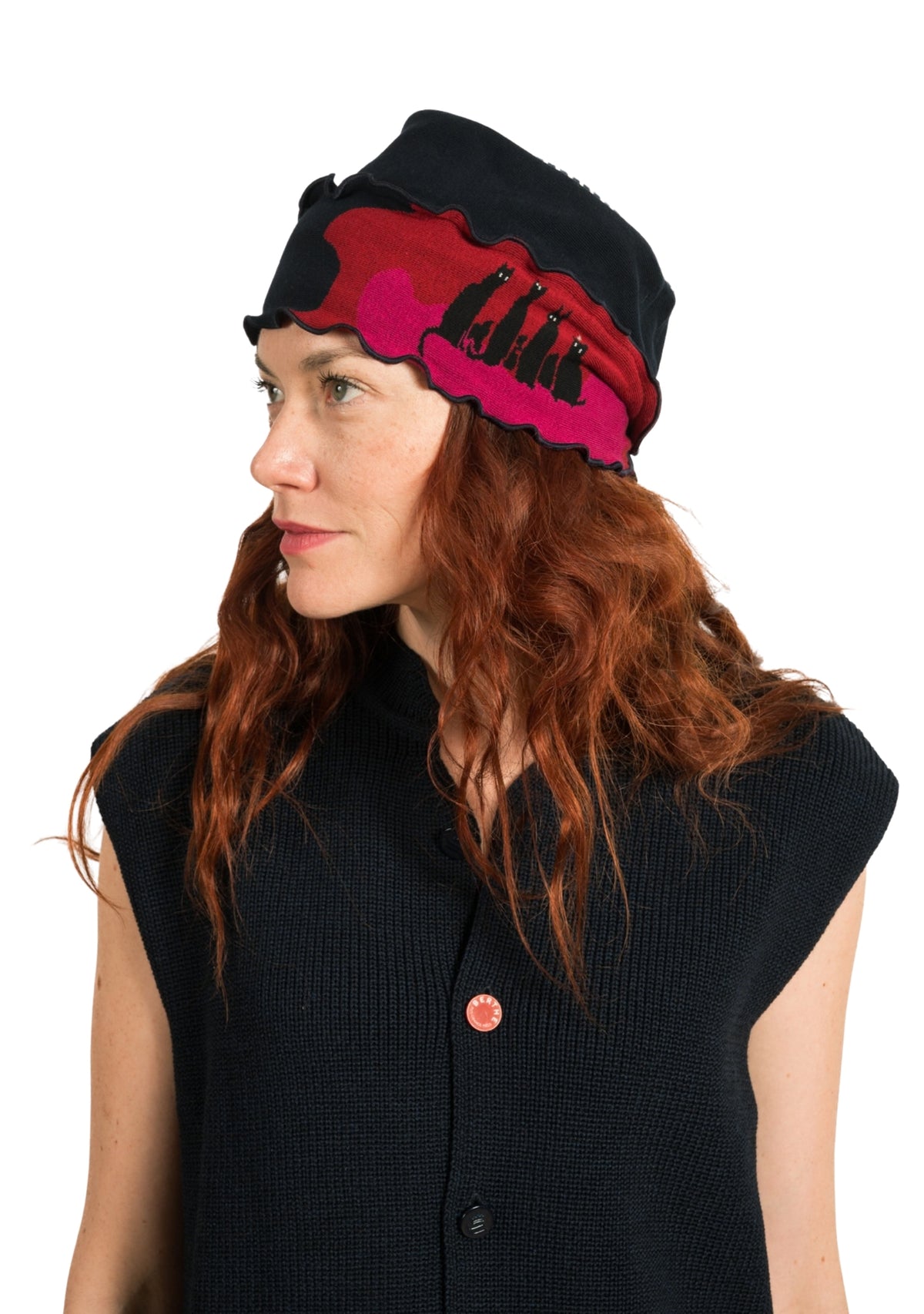 Chapeau femme coton Berthe Les Chats