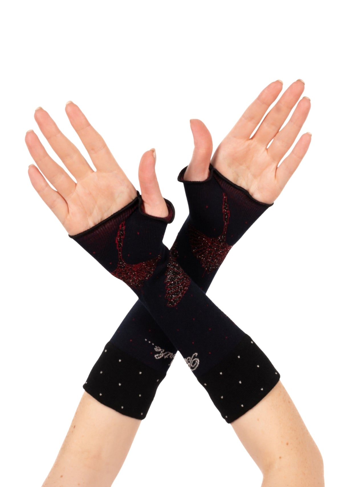 Mitaines femme coton Berthe Grue Sauvage