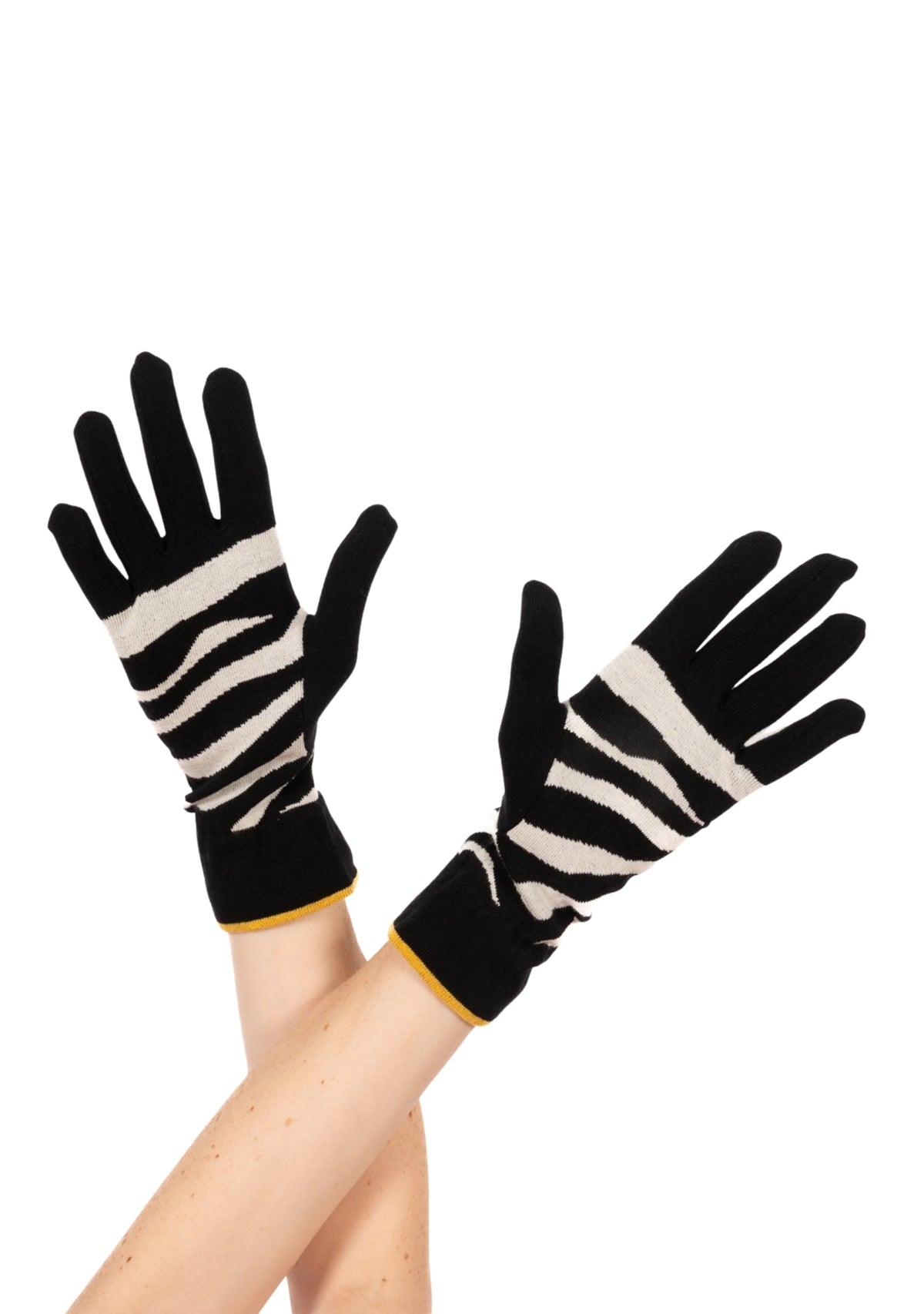 Gants coton femme Berthe Zèbre