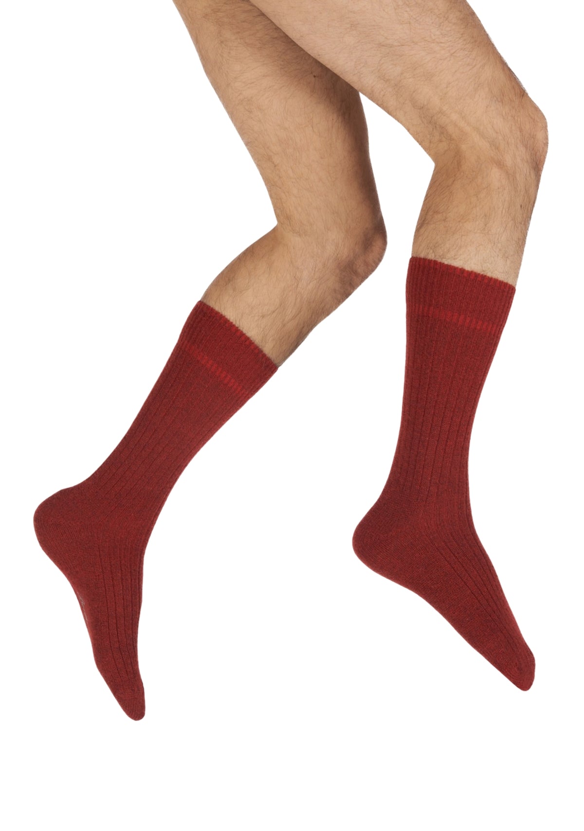 Chaussettes homme Baby Alpaga Berthe Rouge