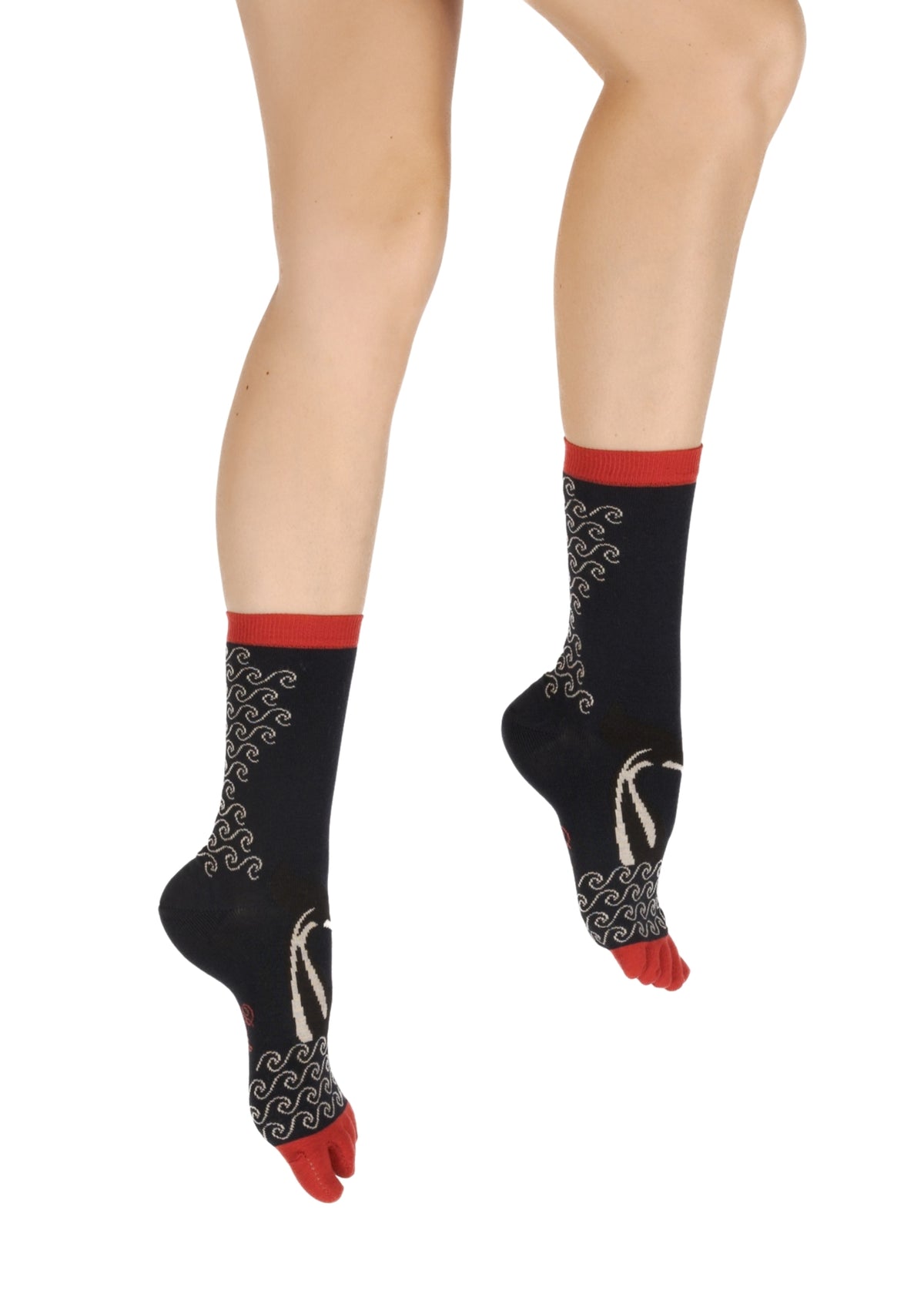 Chaussettes à orteils séparés mixtes Berthe Baleine