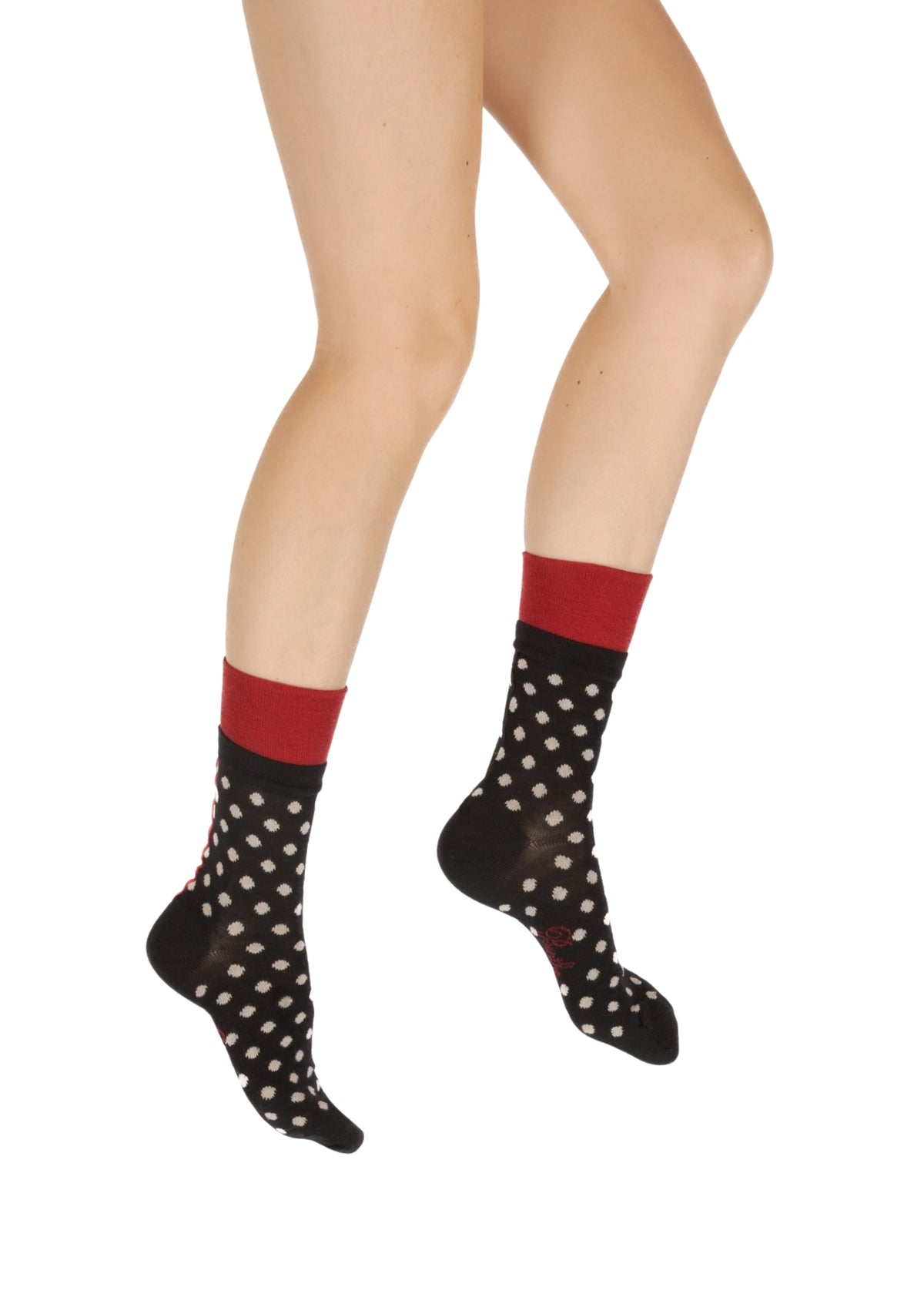 Chaussettes mérinos femme Pois - Berthe Aux Grands Pieds