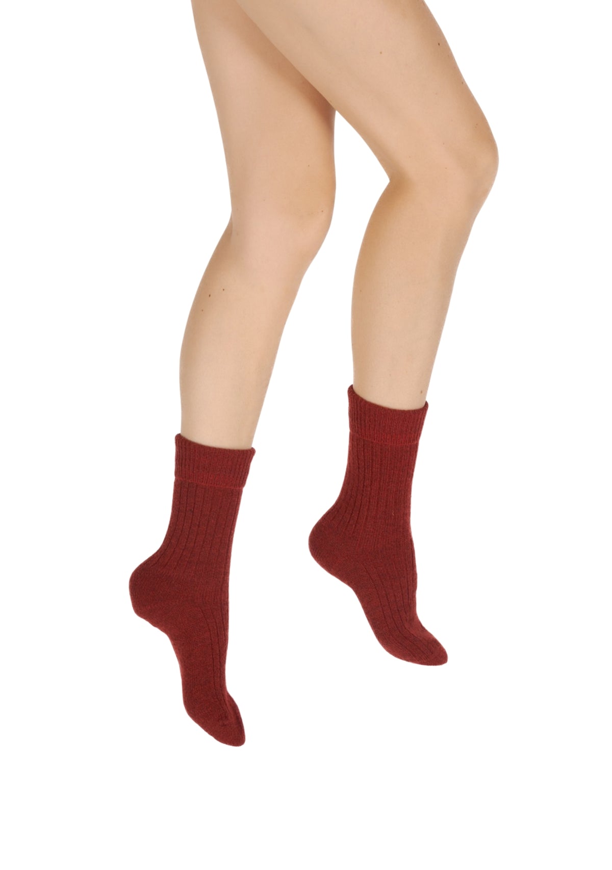 Chaussettes femme Baby Alpaga Berthe Rouge