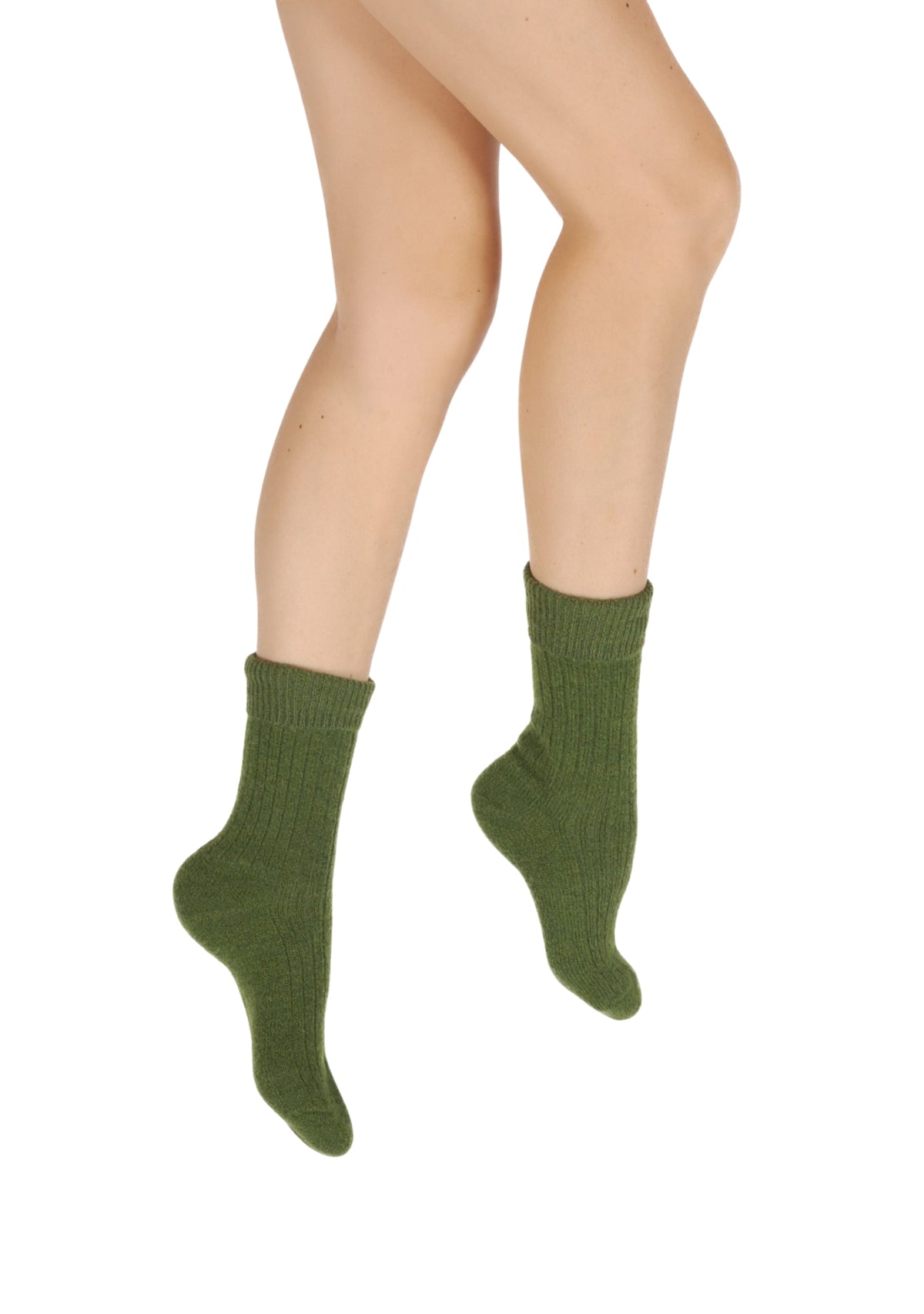 Chaussettes femme Baby Alpaga Berthe Vert