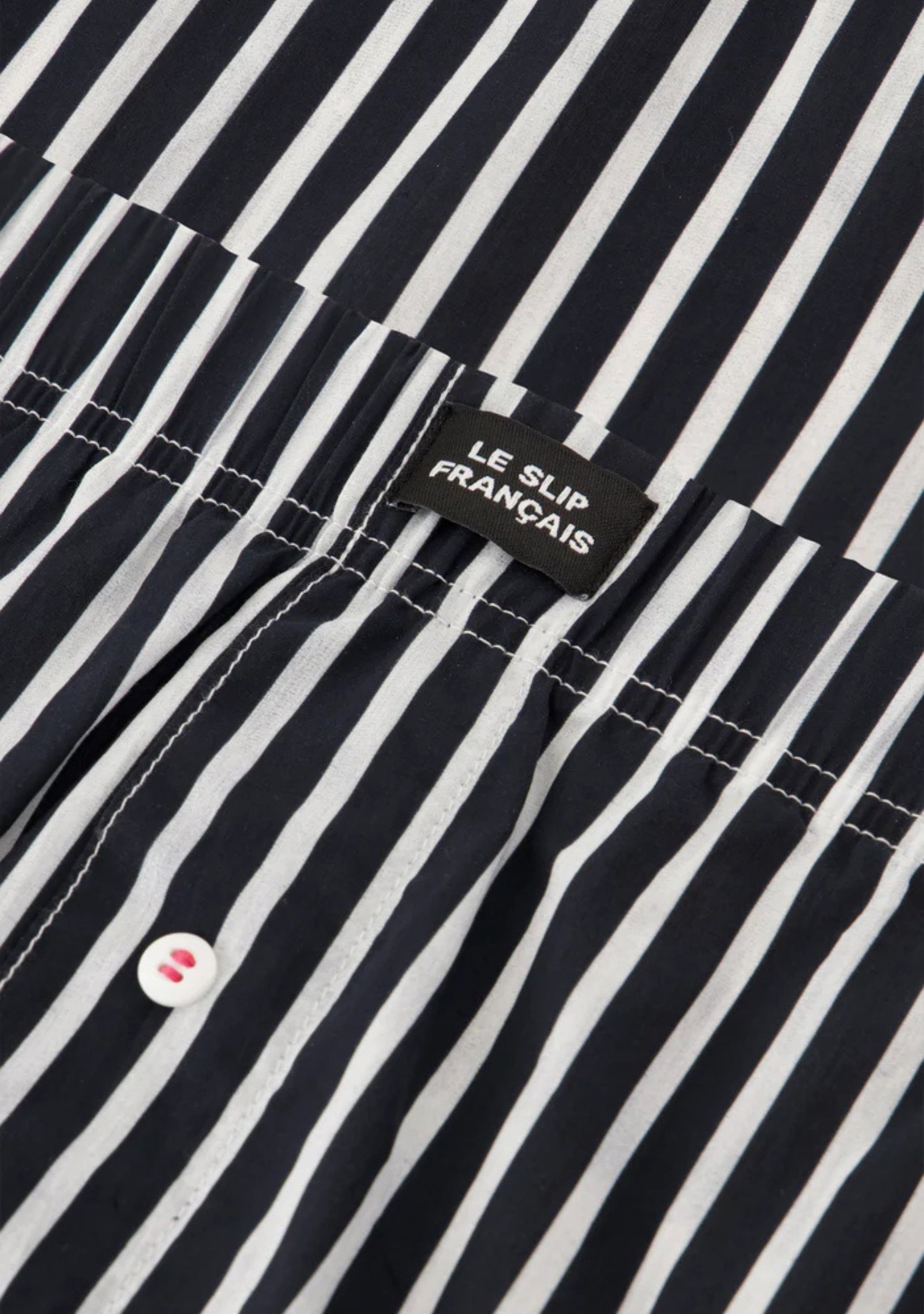 Caleçon homme Jacques Rayures Noir Le Slip Français