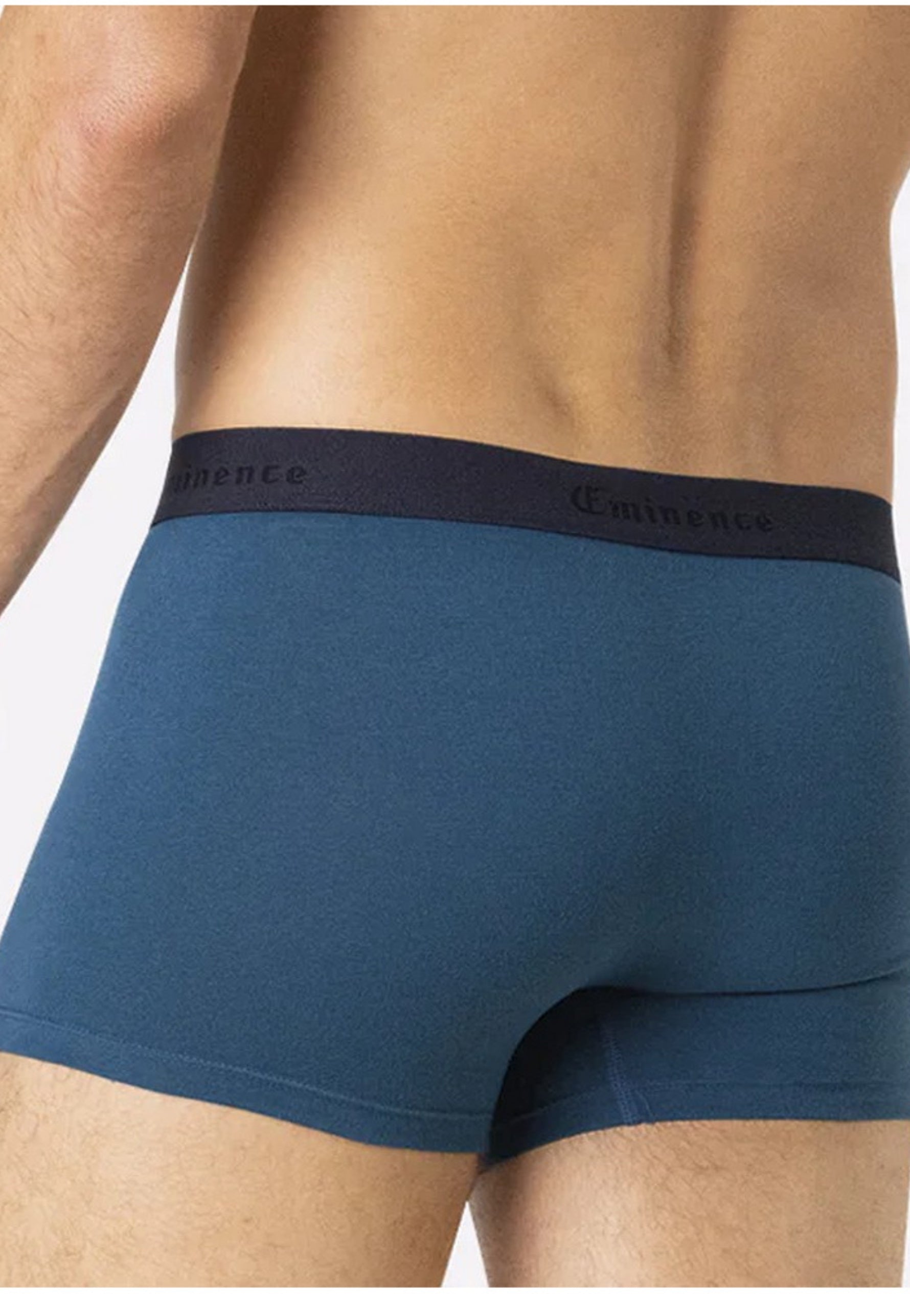 Lot de 2 boxers homme Eminence fabriqués en France - Marinière/Bleu Cobalt