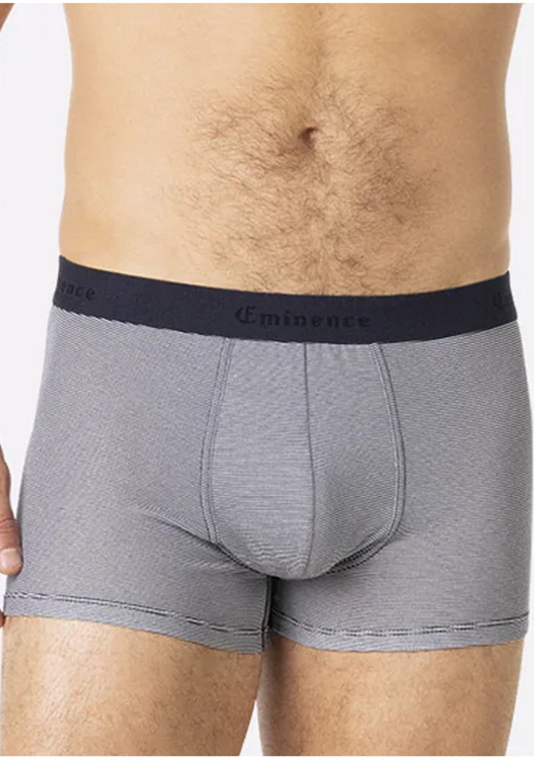 Lot de 2 boxers homme Eminence fabriqués en France - Marinière/Bleu Cobalt