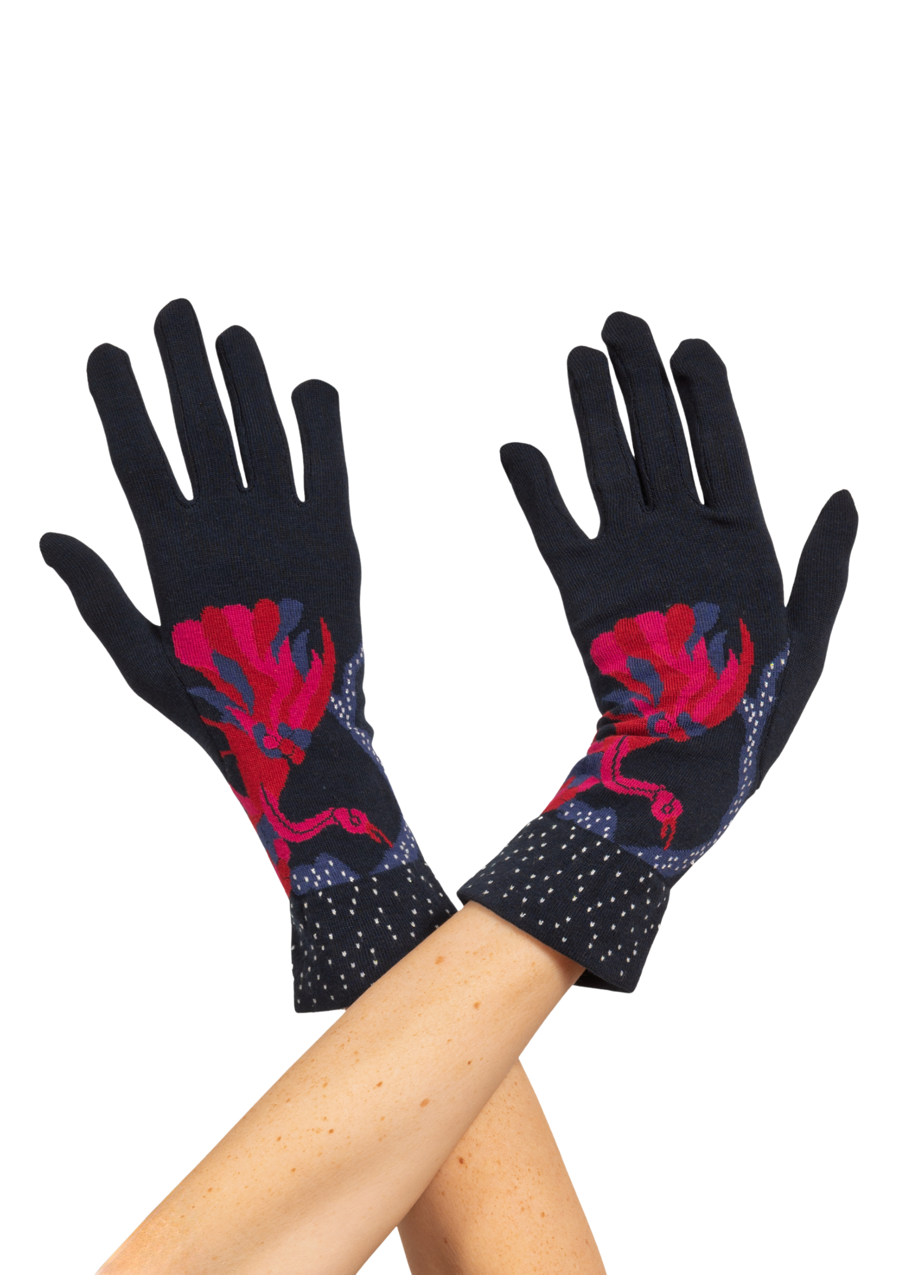 Gants femme coton Berthe Le Paon