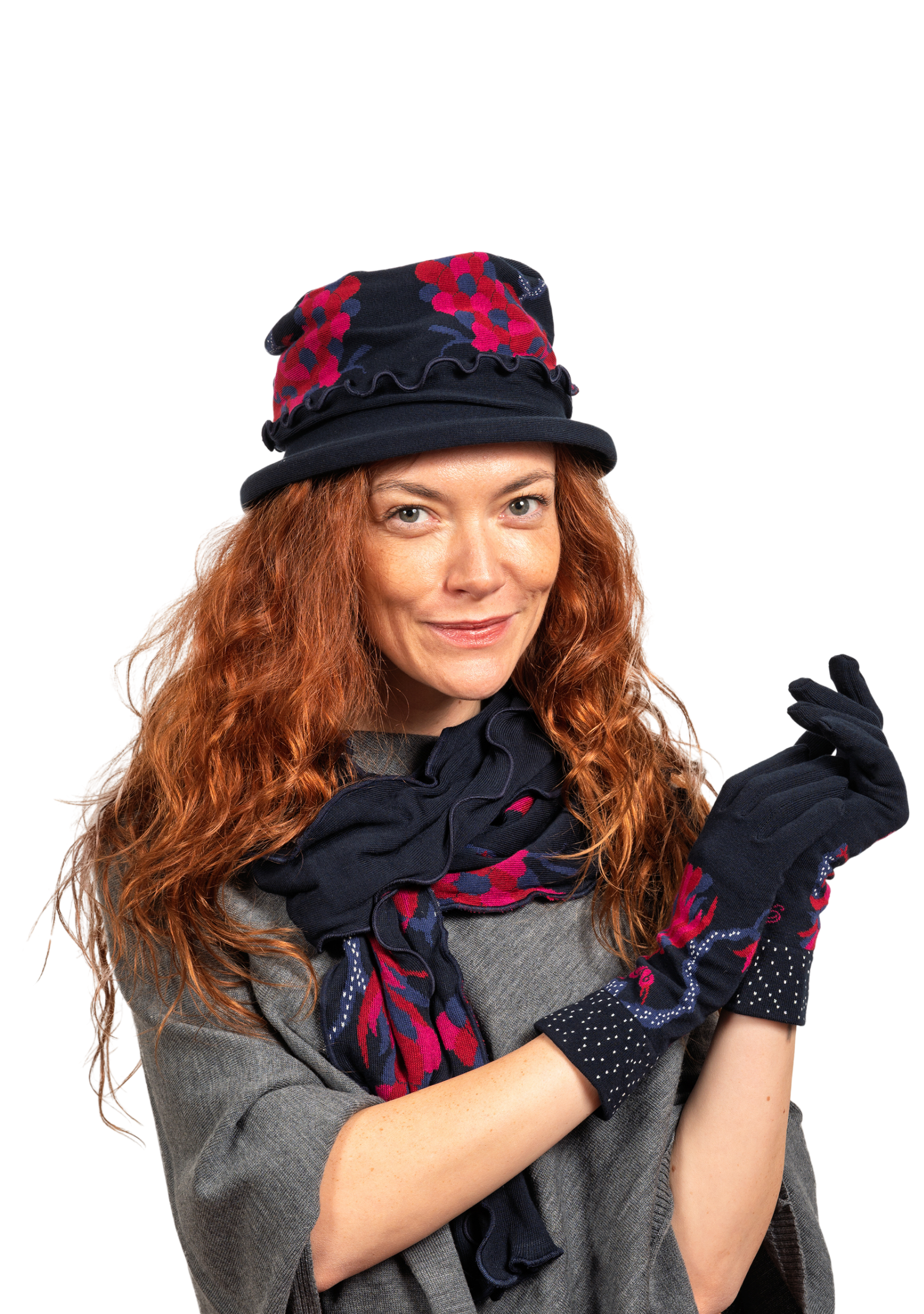 Écharpe femme coton Berthe Le Paon