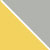 Chaussettes réversibles homme en coton Ski Gris clair/Jaune