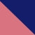 Ector 240 Rose/Bleu - Sneakers Made in France
