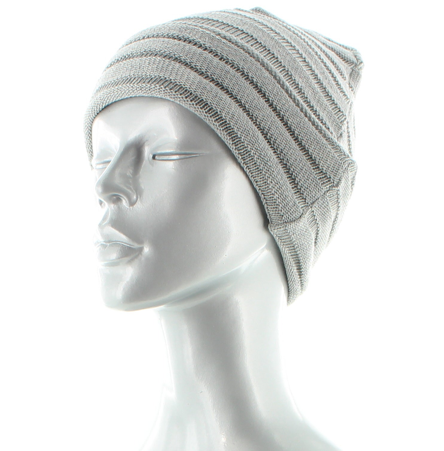 Bonnet Maille Plissée Pur coton Bio GRIS CLAIR