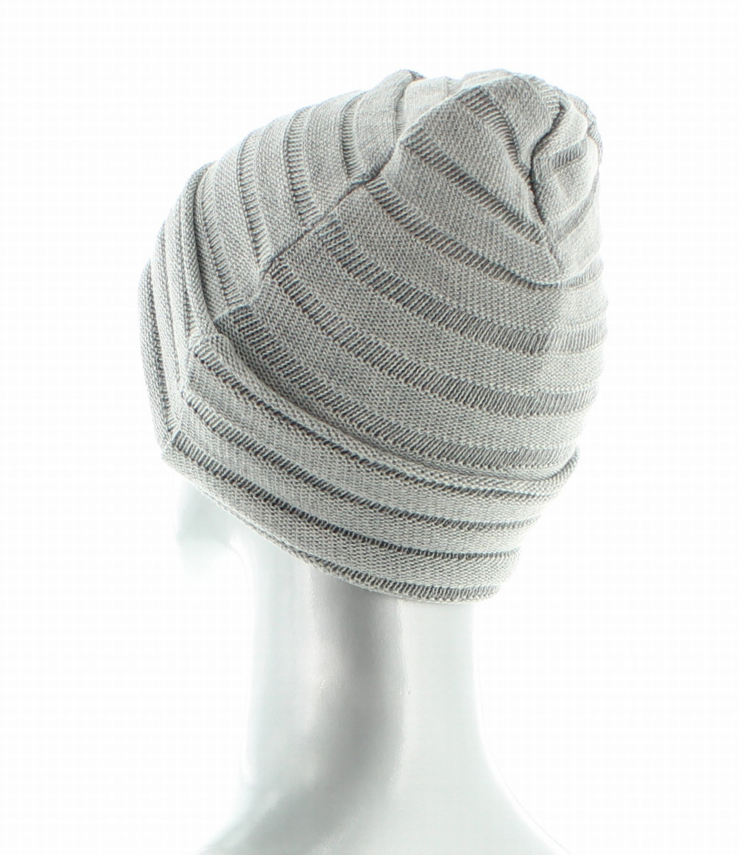 Bonnet Maille Plissée Pur coton Bio GRIS CLAIR