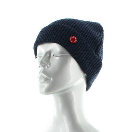 Bonnet mixte Dark Navy en pure laine merinos BLEU MARINE