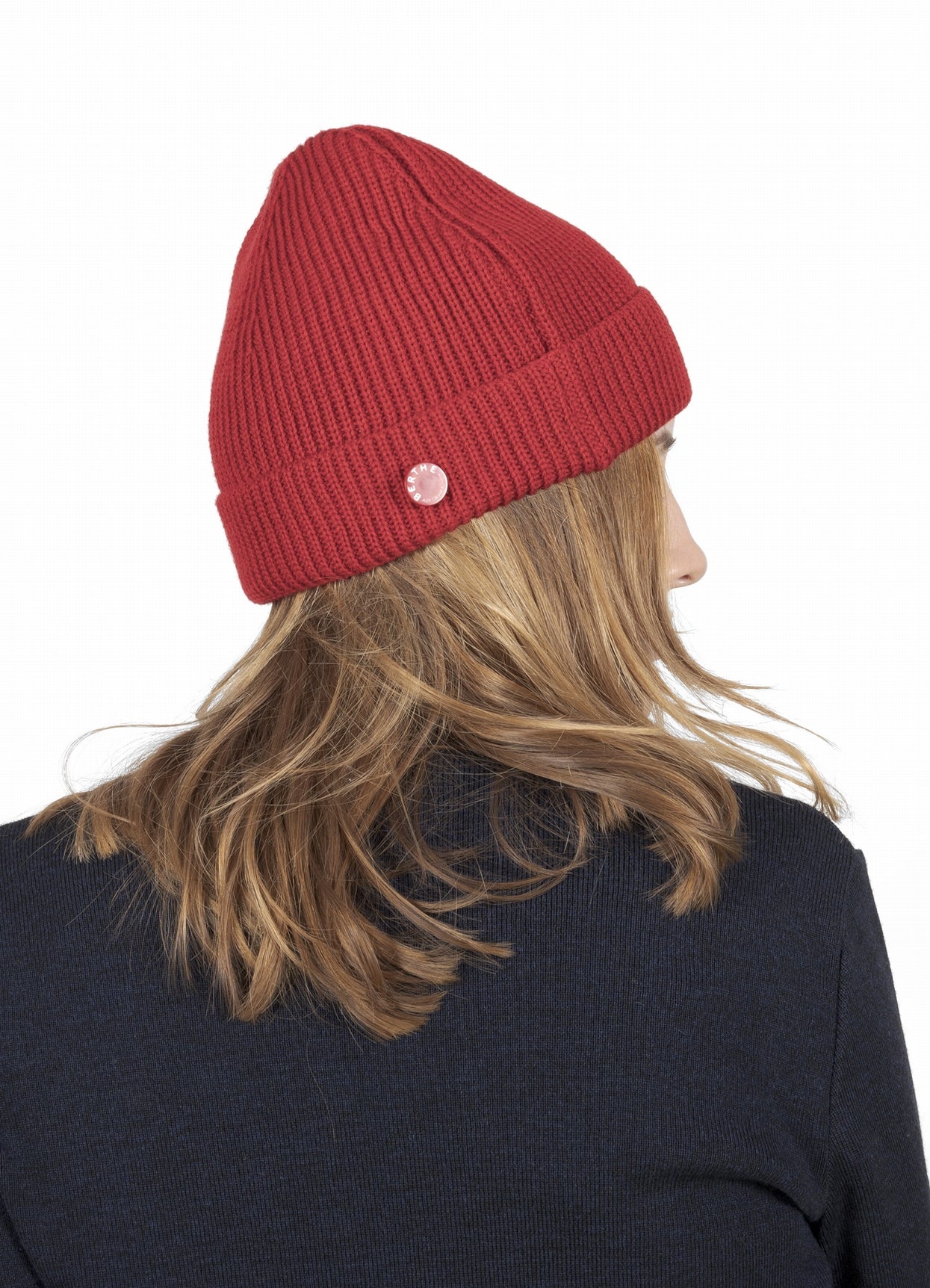 Bonnet mixte Rouge en pure laine merinos ROUGE