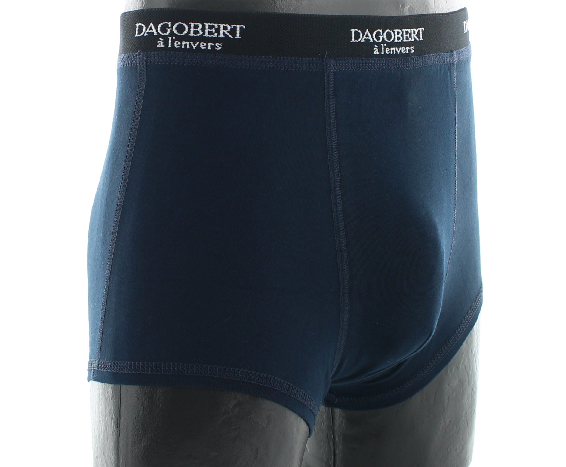 Boxer créatif en coton Sardine - Bleu marine MARINE