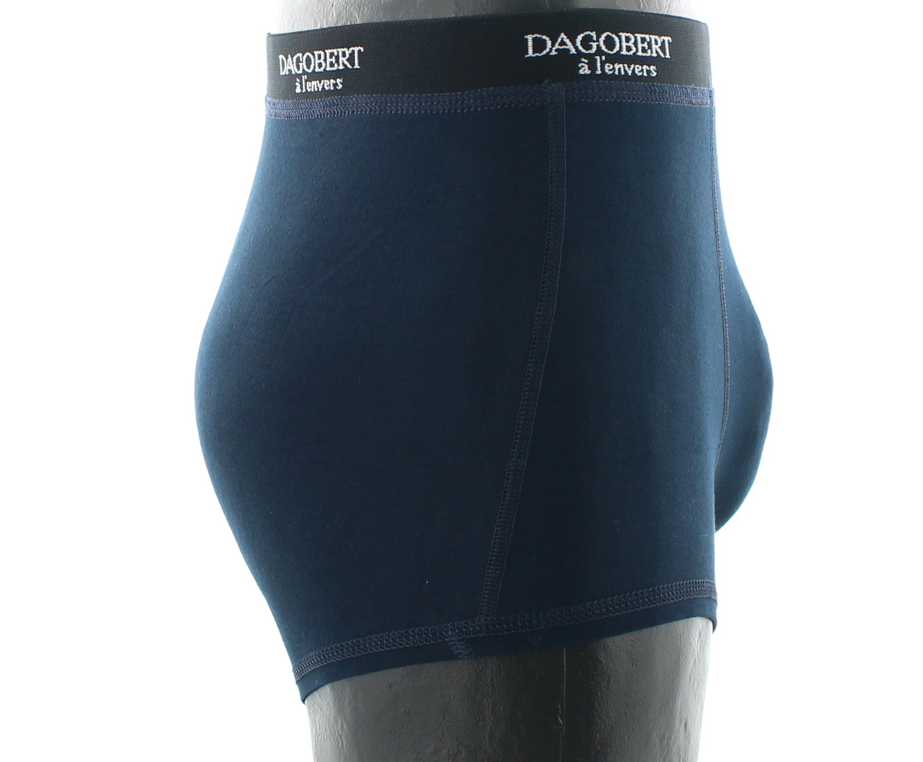 Boxer créatif en coton Sardine - Bleu marine MARINE