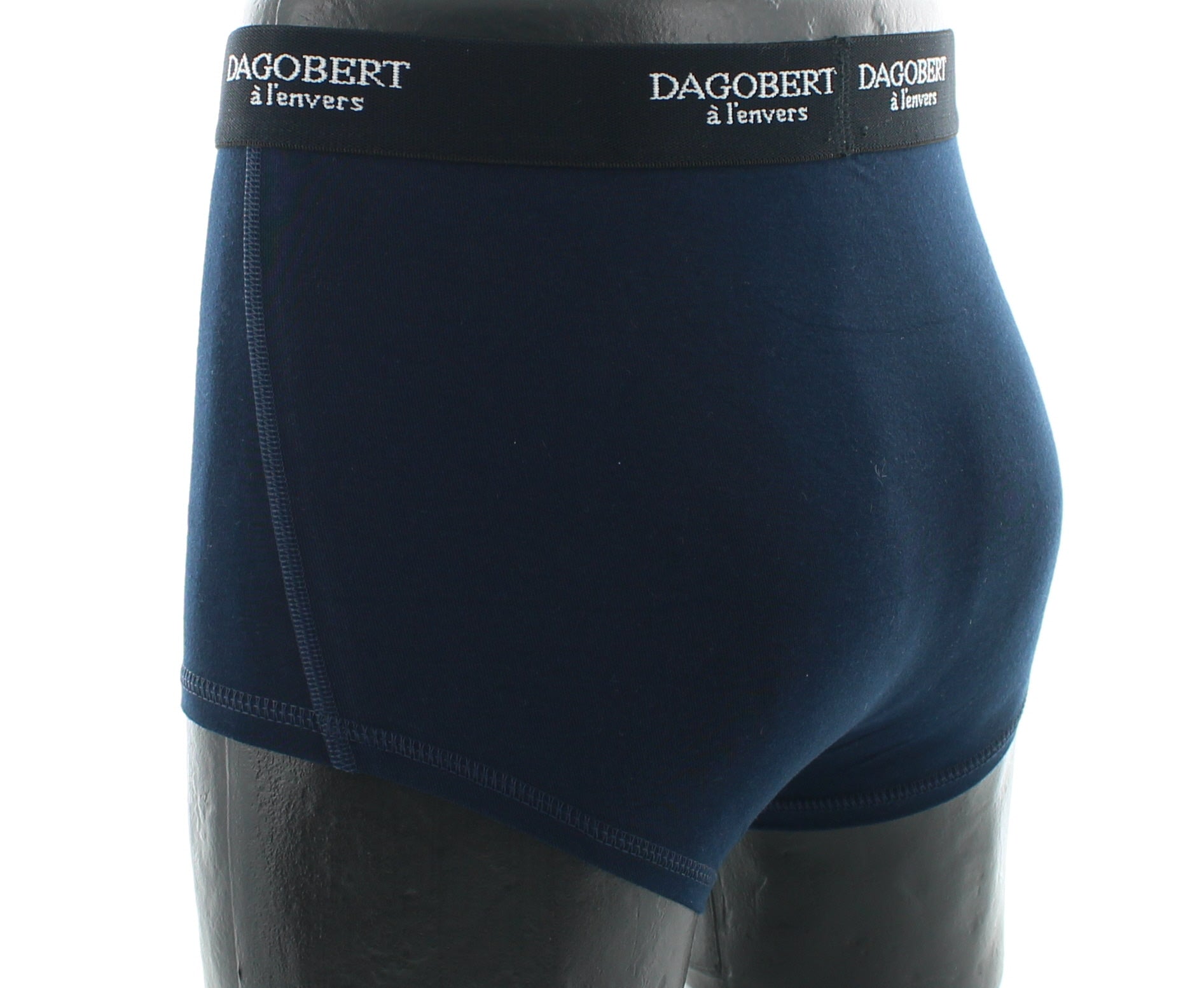 Boxer créatif en coton Sardine - Bleu marine MARINE