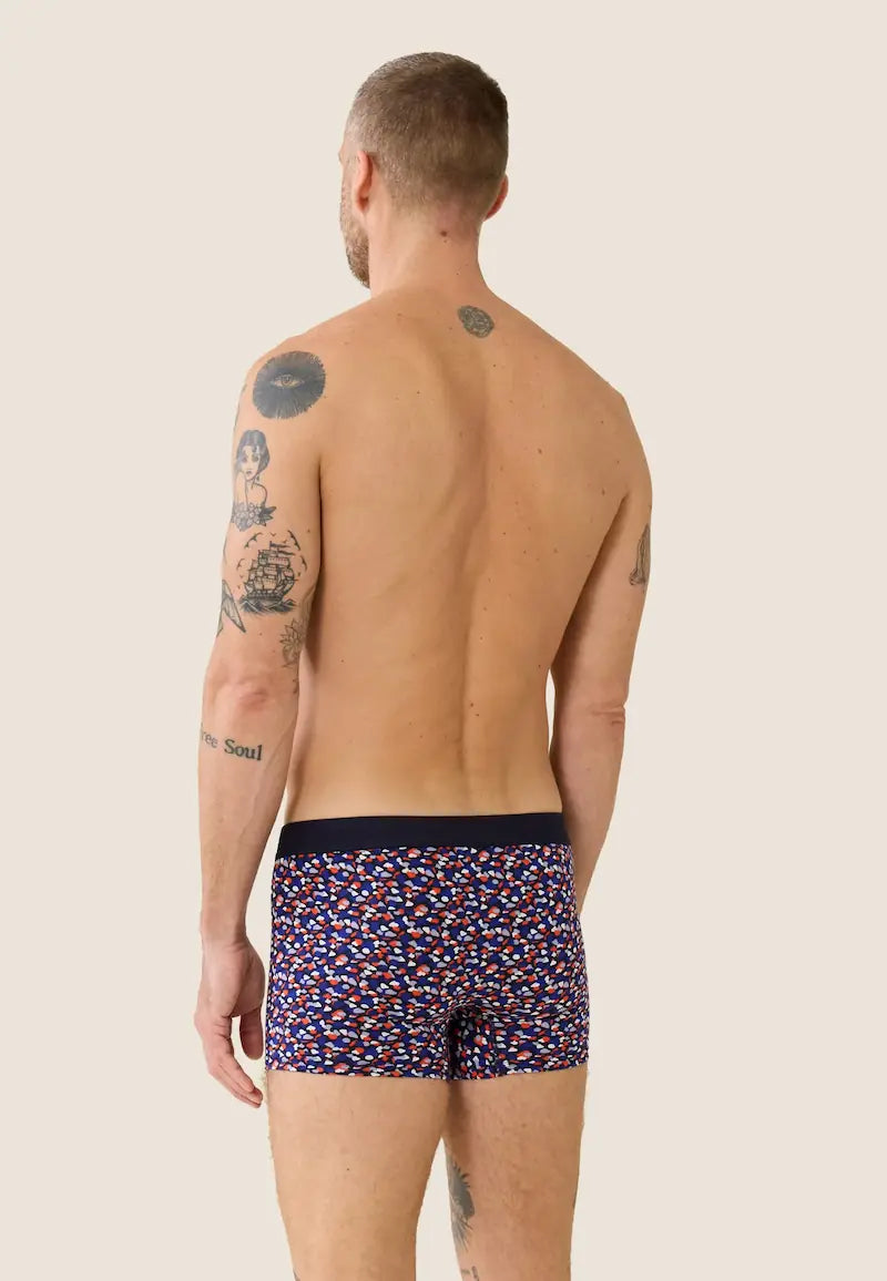 Boxer homme coton Marius cami glycine GLYCINE