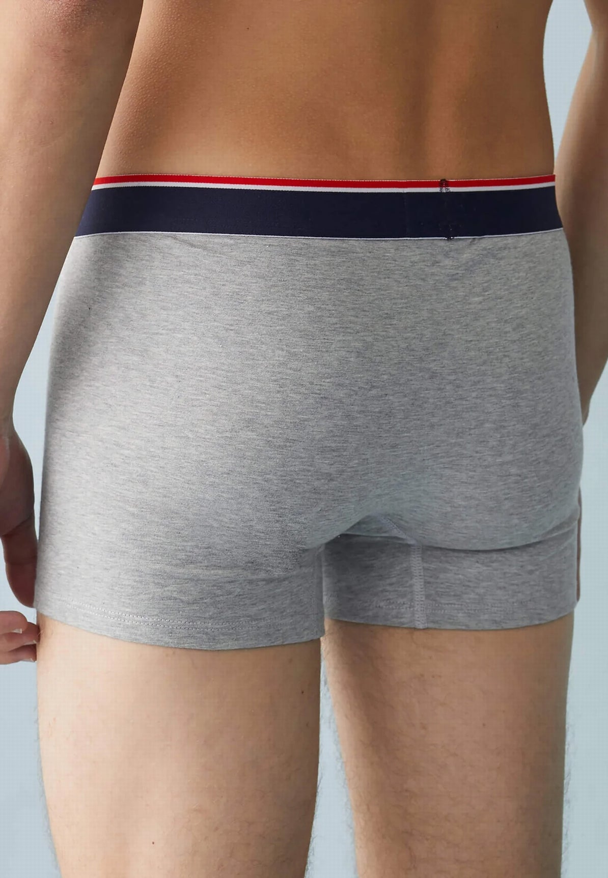 Boxer homme coton Marius gris chiné GRIS CHINE