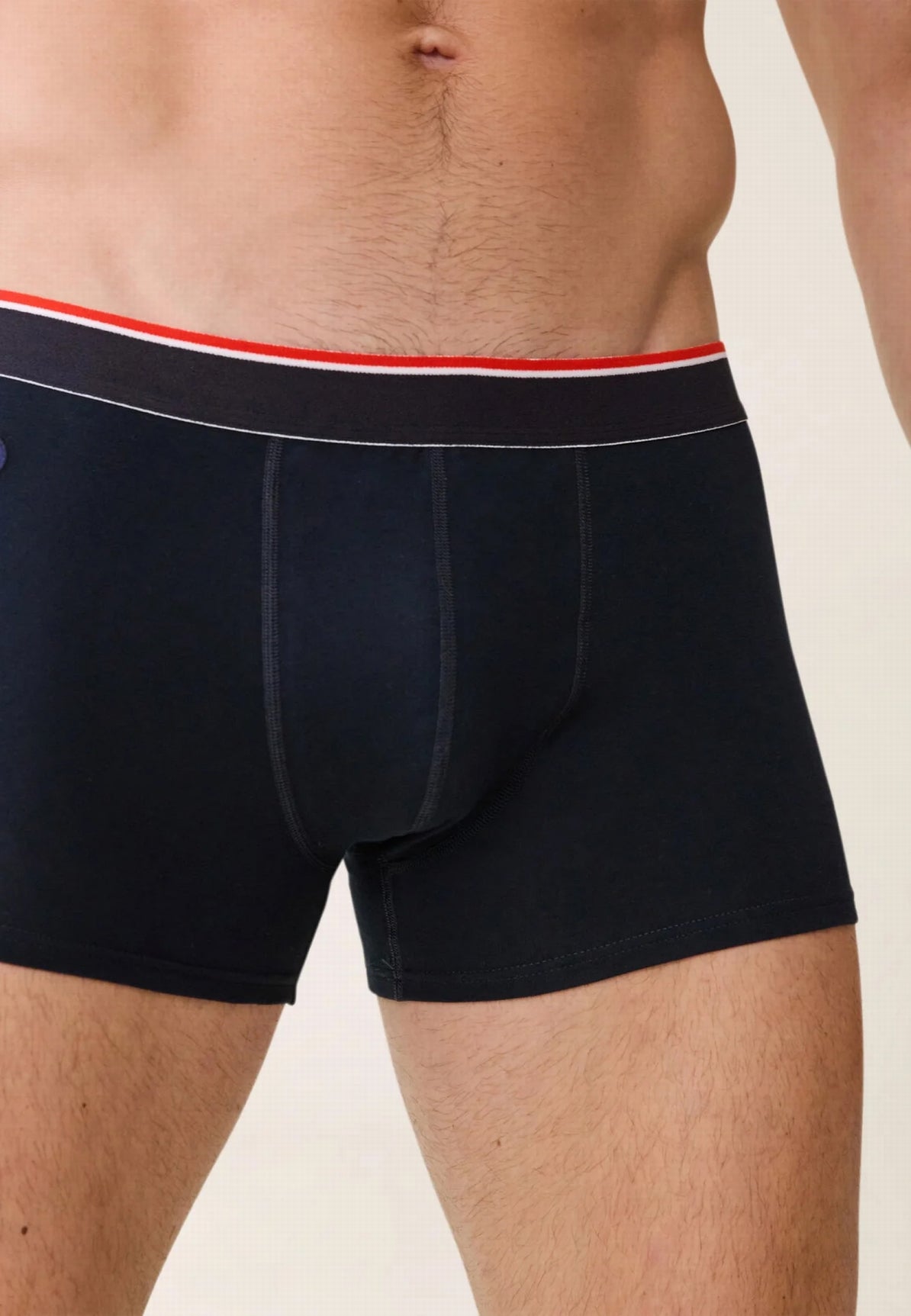 Boxer homme coton Marius marine MARINE