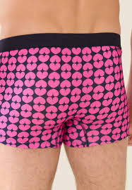 Boxer homme coton Marius Love marine/rose LOVE MARINE