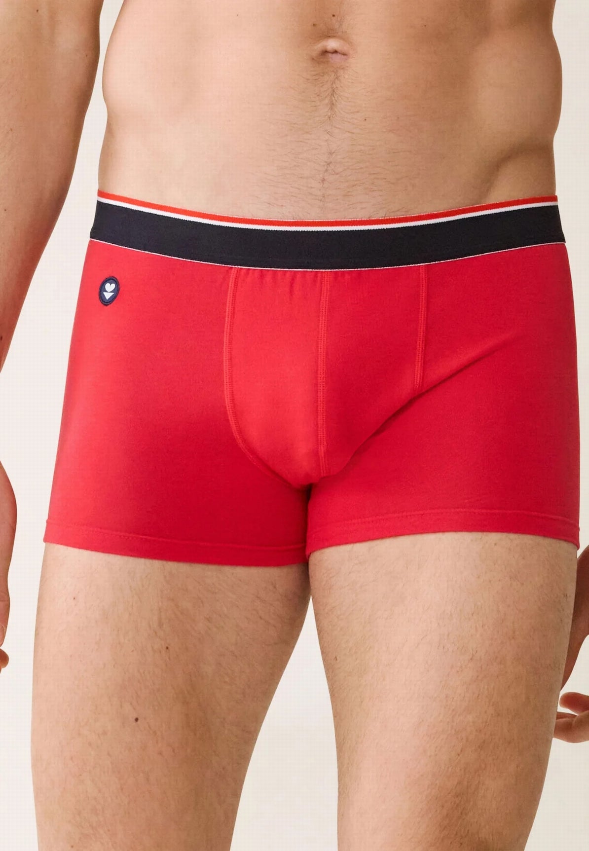 Boxer homme coton Marius rouge ROUGE