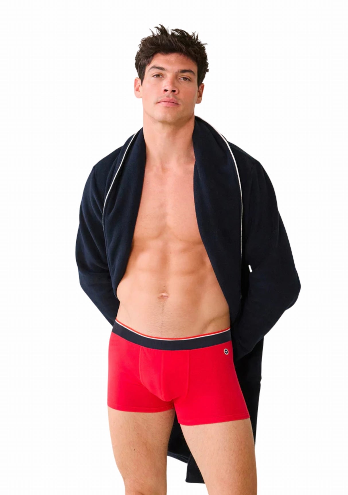 Boxer homme coton Marius rouge ROUGE