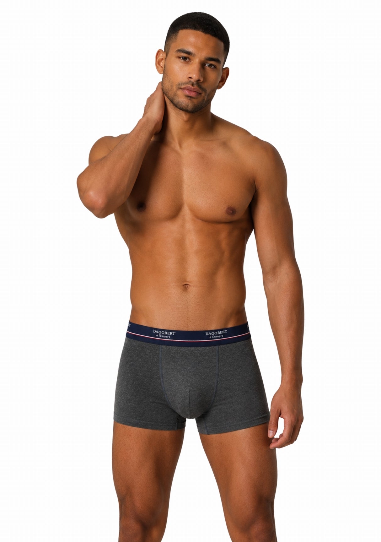 Boxer homme en coton - Couleur Anthracite ANTHRACITE