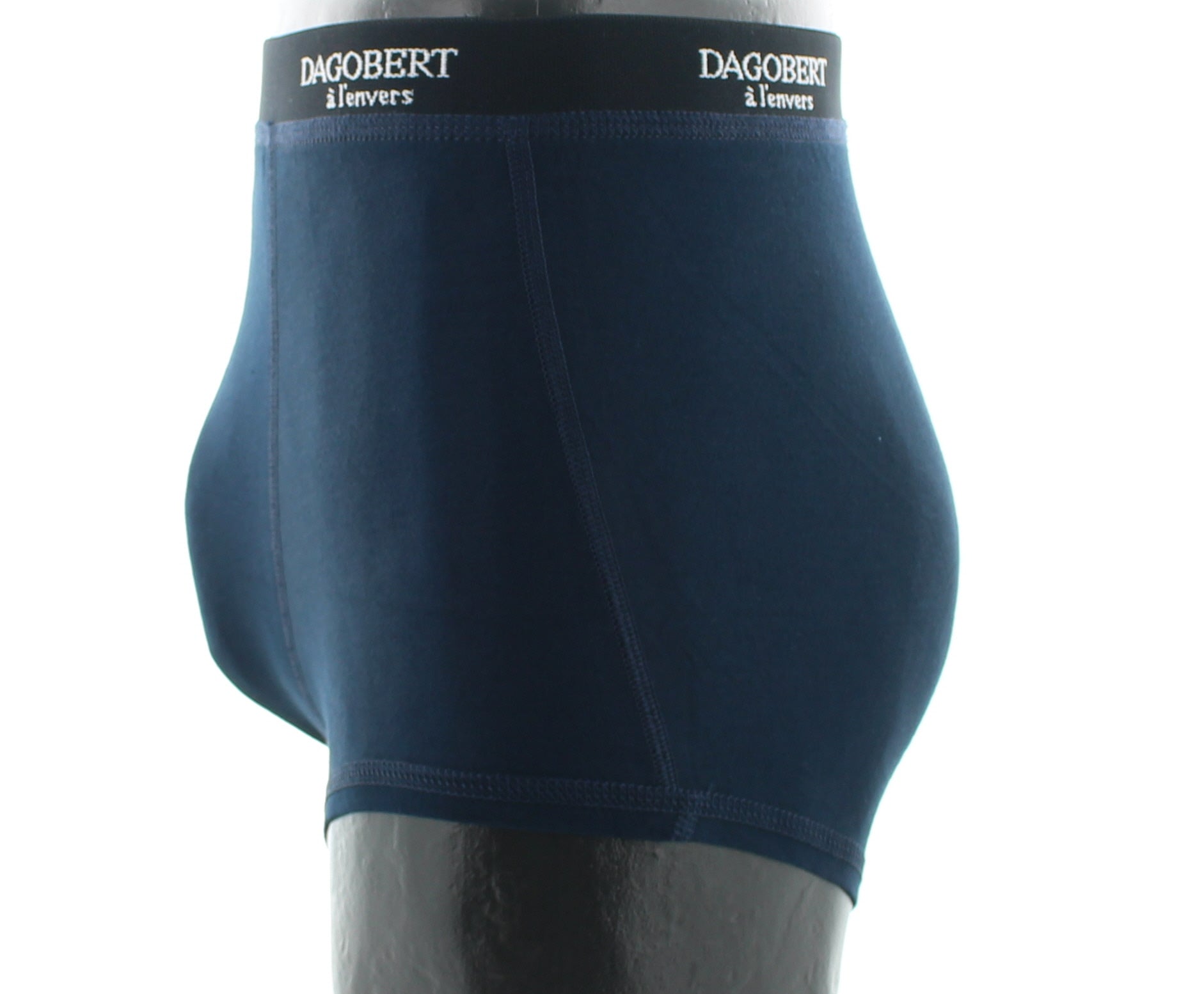 Boxer homme en coton - Couleur Marine MARINE