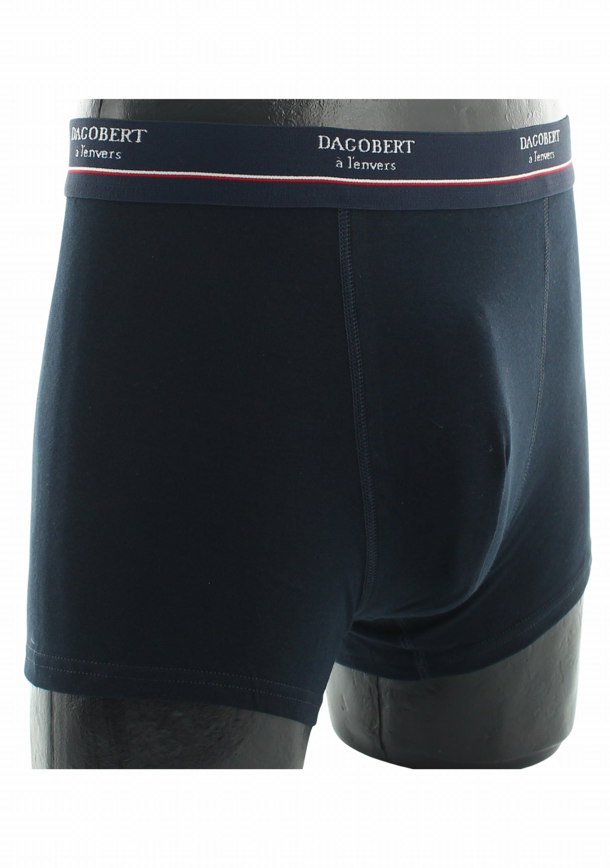 Boxer homme en coton - Couleur Marine MARINE