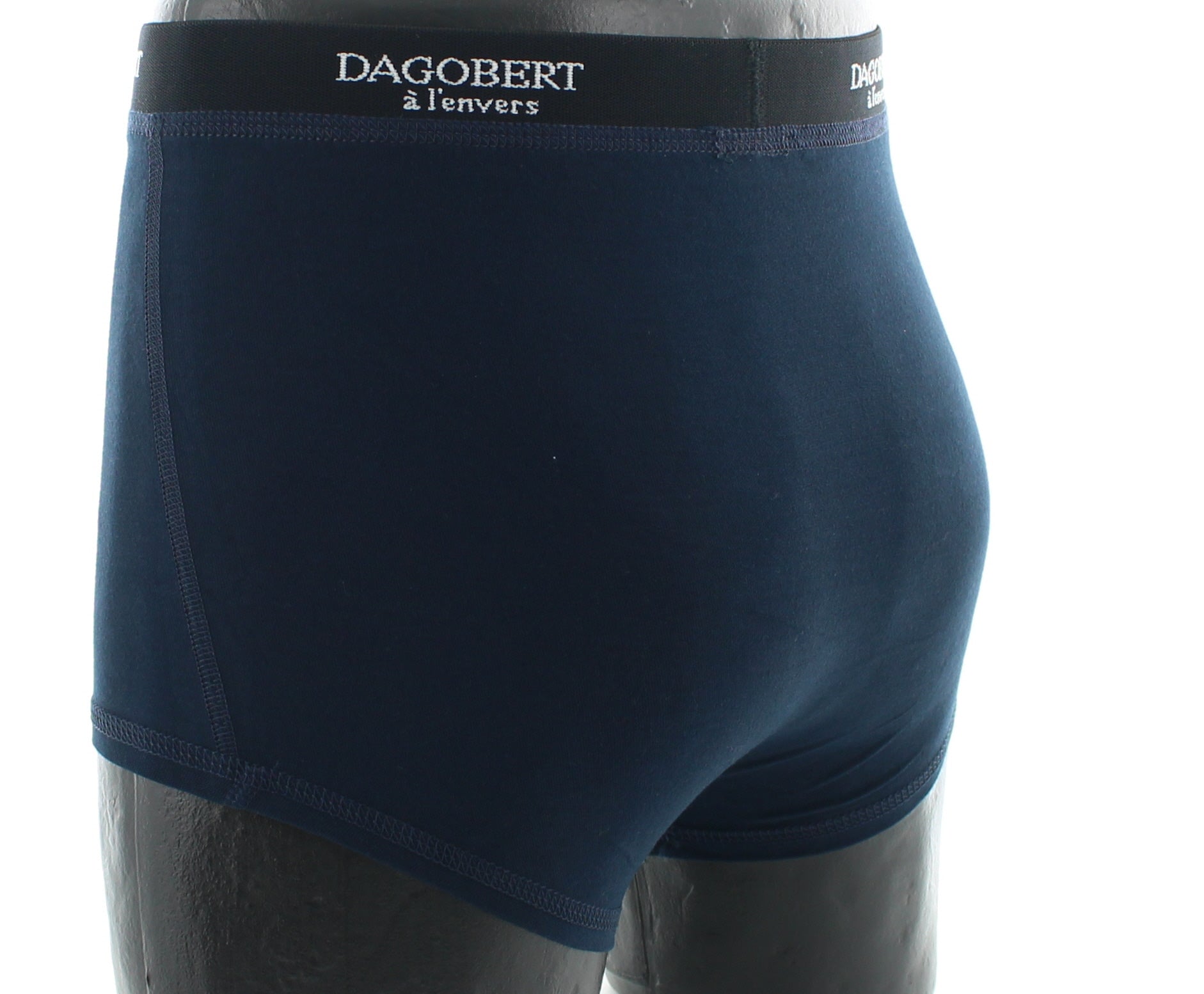 Boxer homme en coton - Couleur Marine MARINE