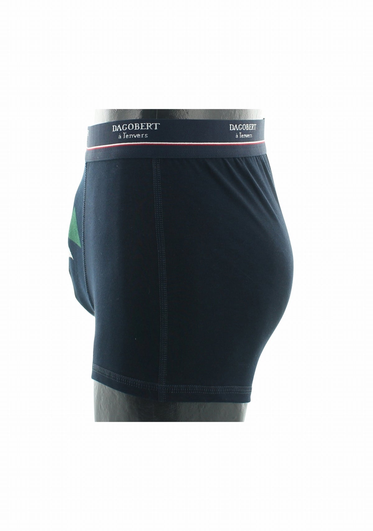 Boxer homme en coton motif Renard Marine - Dagobert à l'envers MARINE