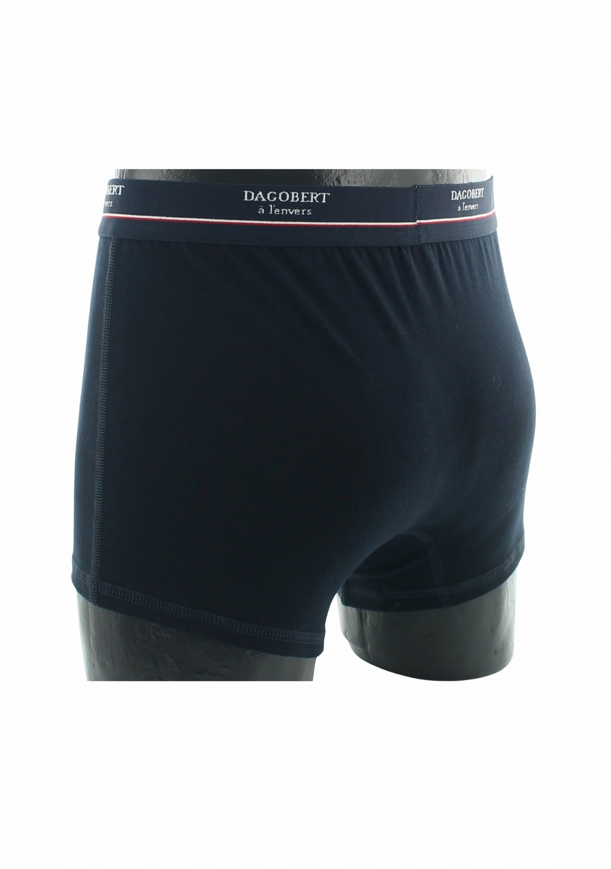 Boxer homme en coton motif Renard Marine - Dagobert à l'envers MARINE